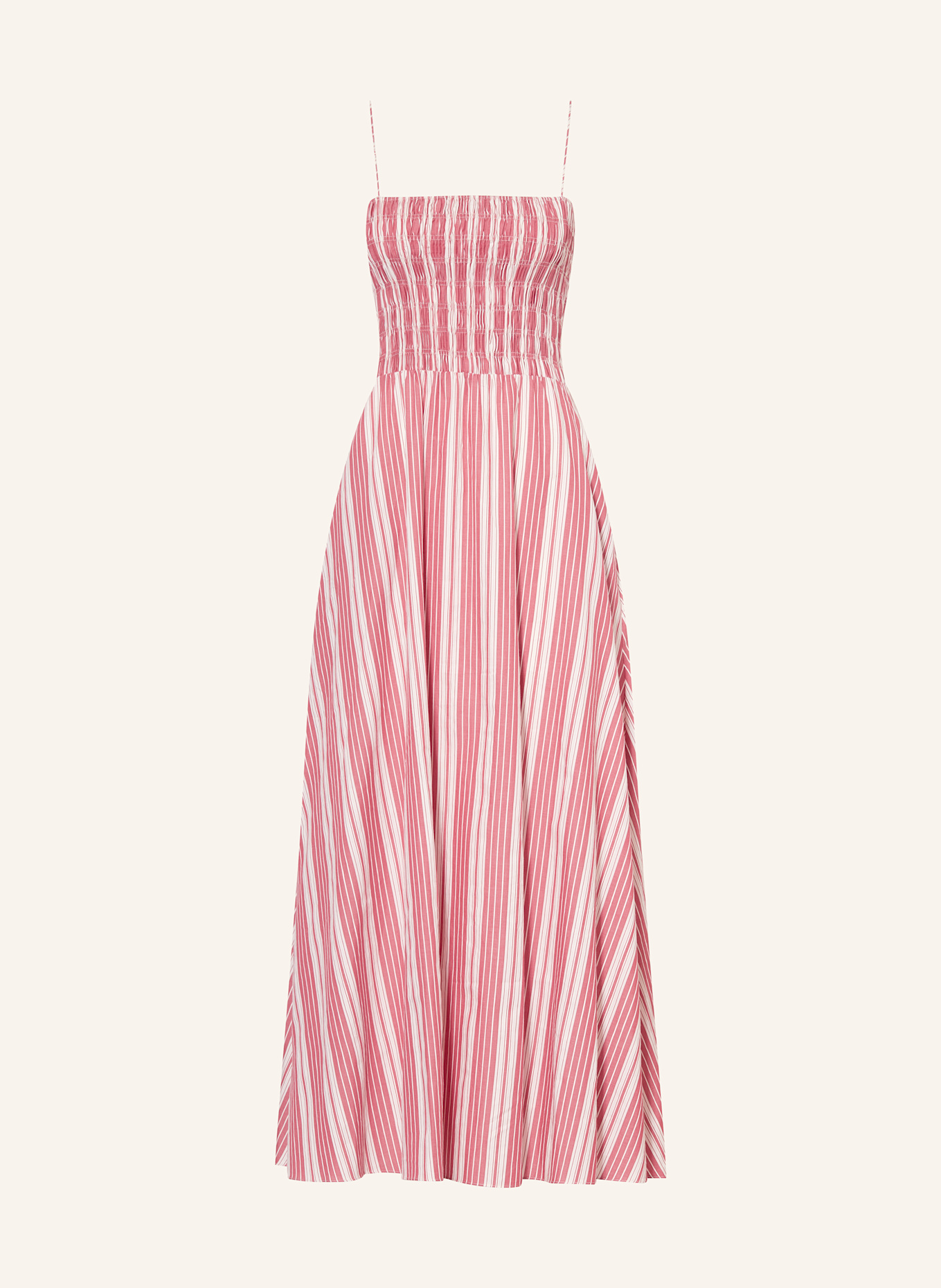 FAITHFULL THE BRAND Kleid LIDA: HELLROT / WEISS