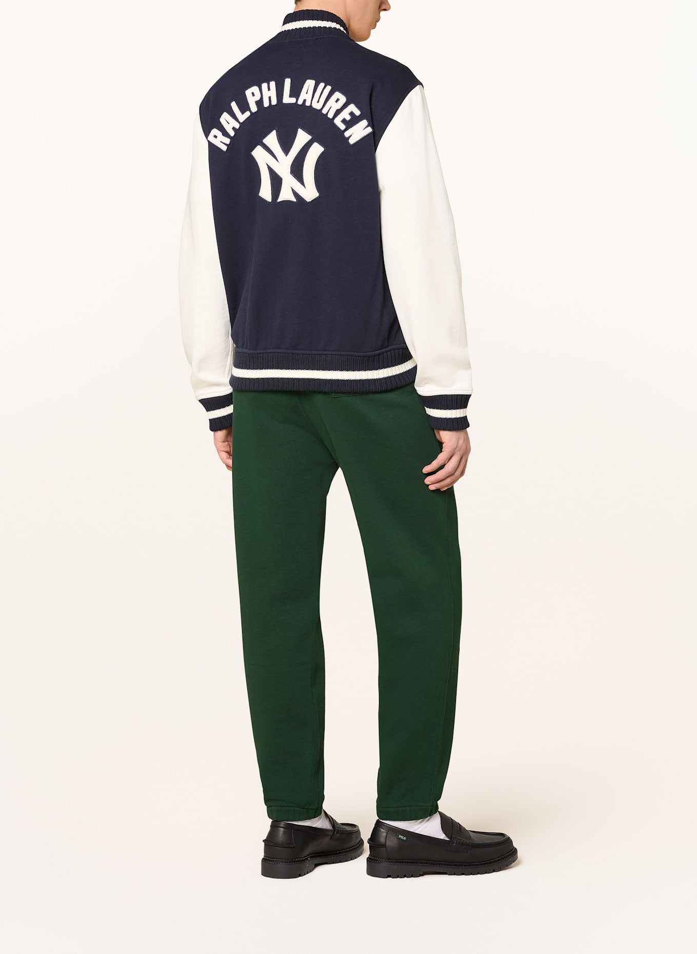 POLO RALPH LAUREN College-Jacke YANKEES: DUNKELBLAU / ECRU