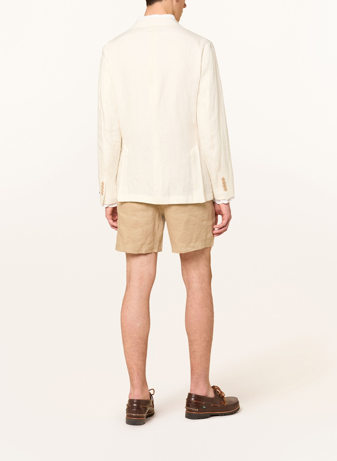 POLO RALPH LAUREN Leinenshorts Classic Fit: BEIGE