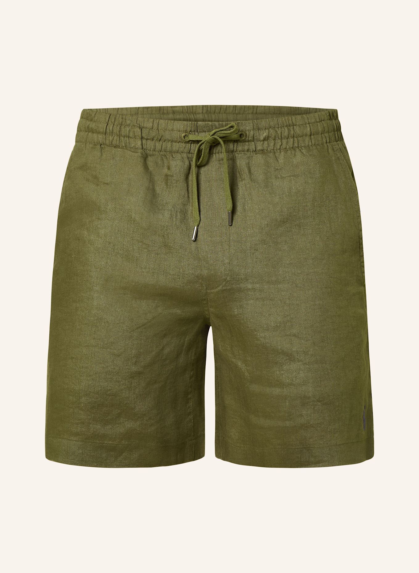 POLO RALPH LAUREN Leinenshorts Classic Fit: KHAKI