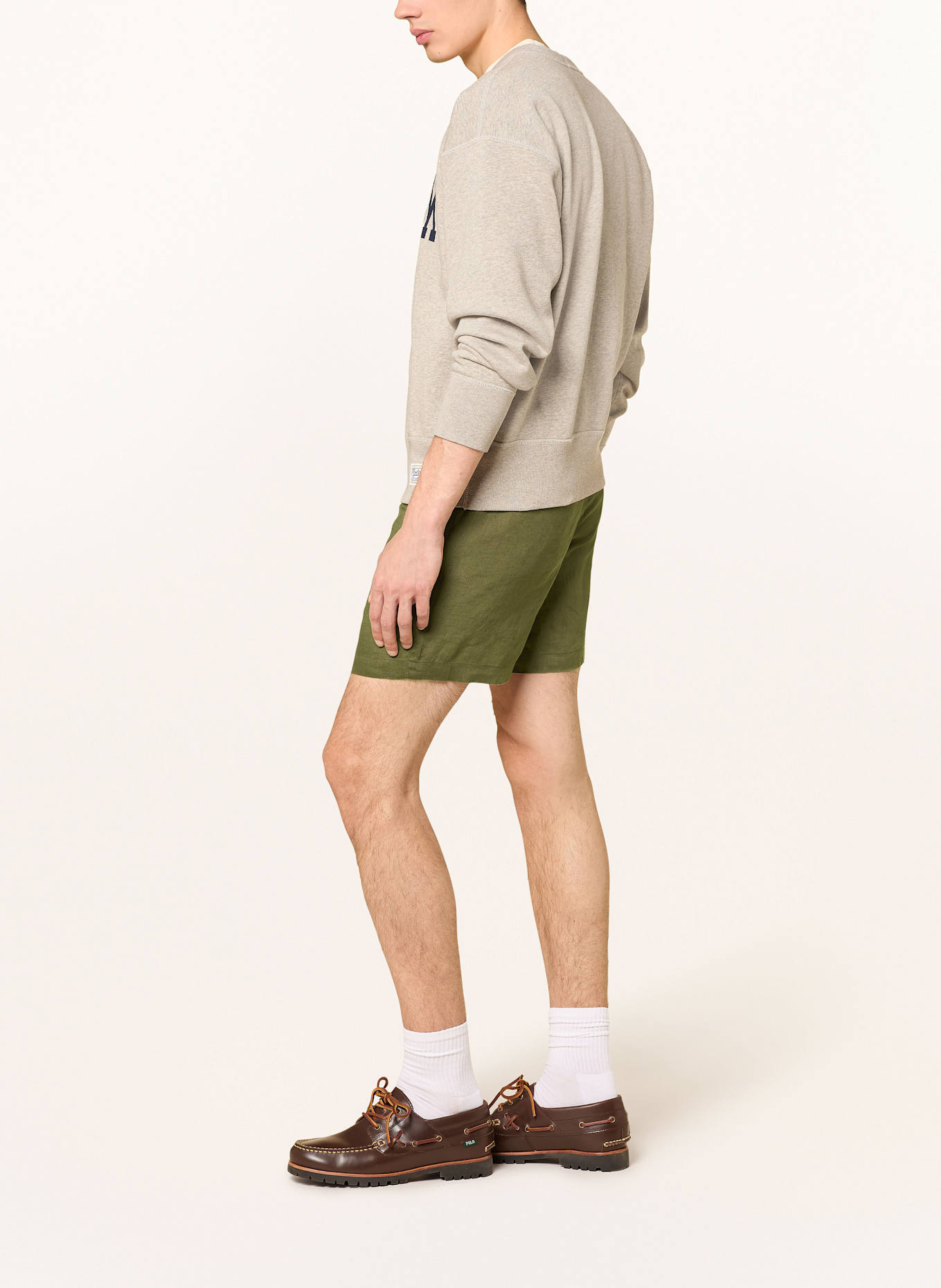 POLO RALPH LAUREN Leinenshorts Classic Fit: KHAKI