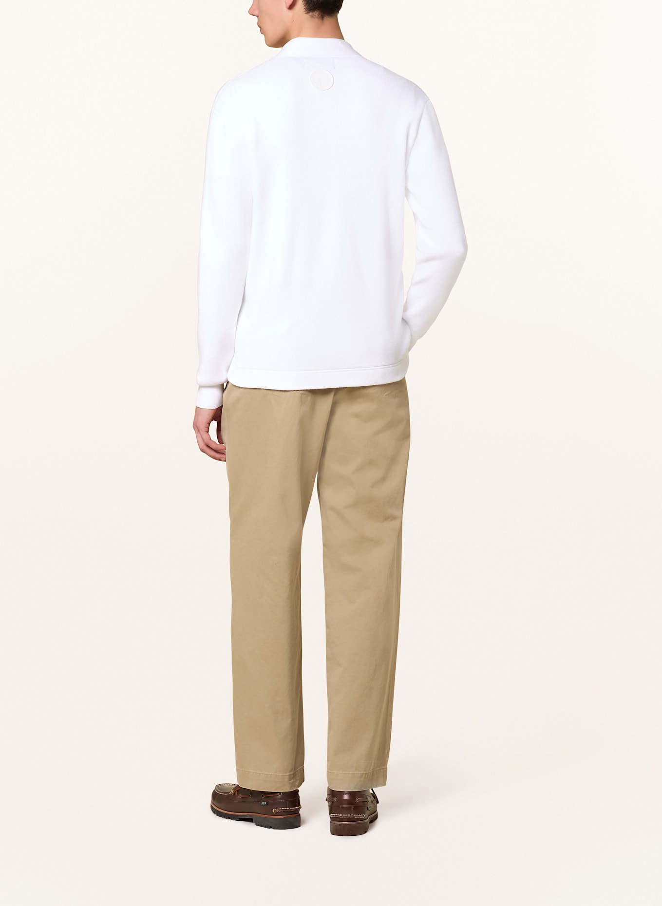 POLO RALPH LAUREN Strickjacke: WEISS
