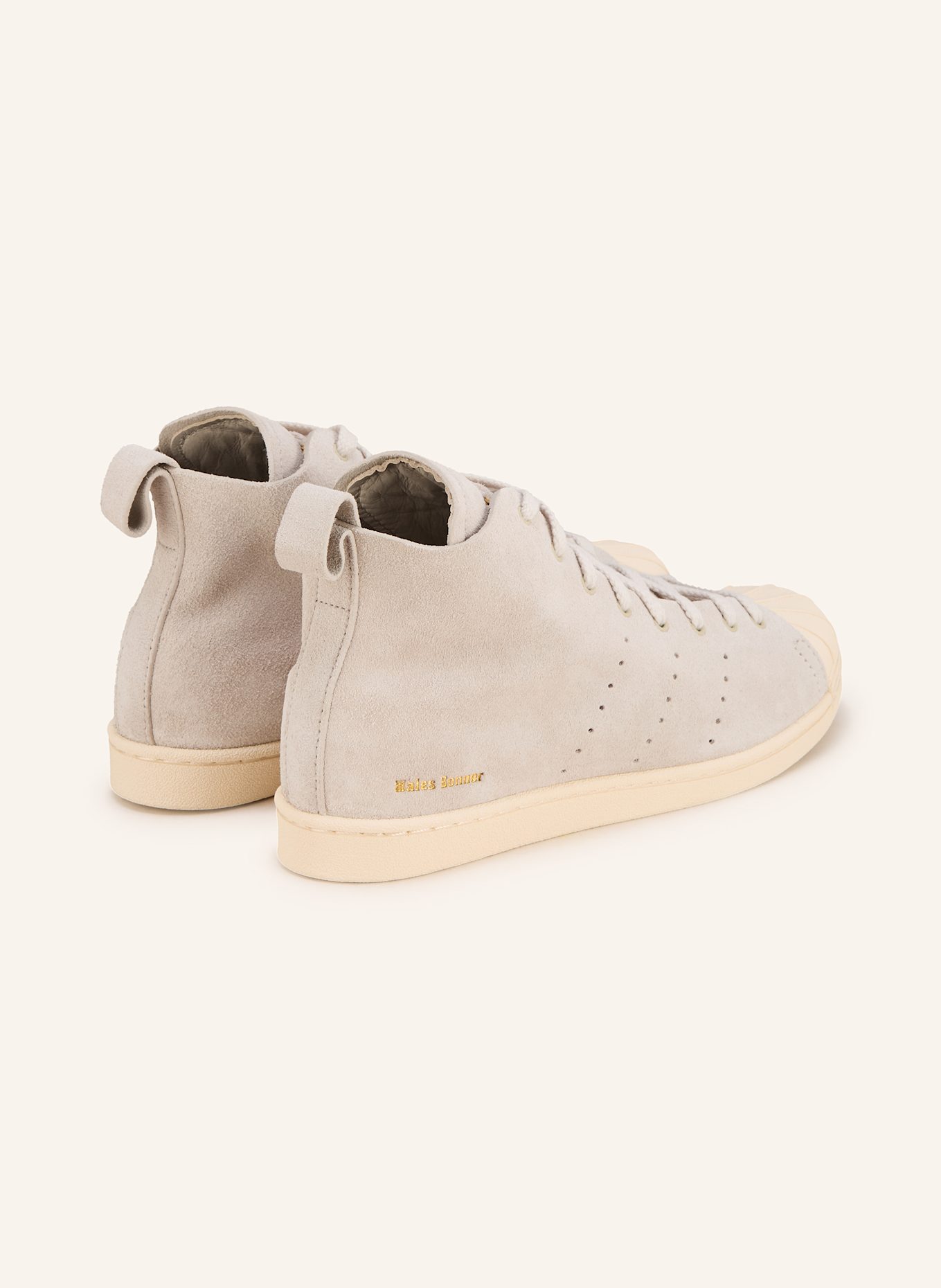 adidas Originals Wysokie sneakersy WB SUPERSTAR: JASNOCZARY/ ECRU
