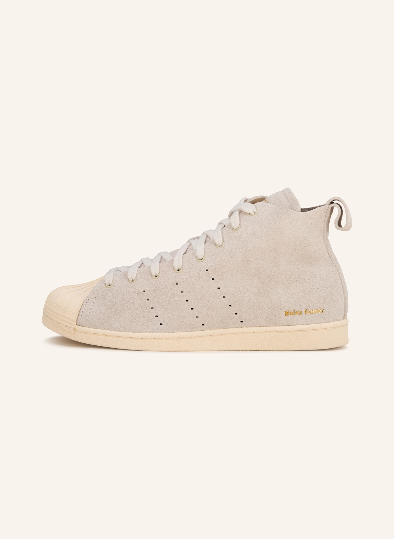 adidas Originals Wysokie sneakersy WB SUPERSTAR: JASNOCZARY/ ECRU