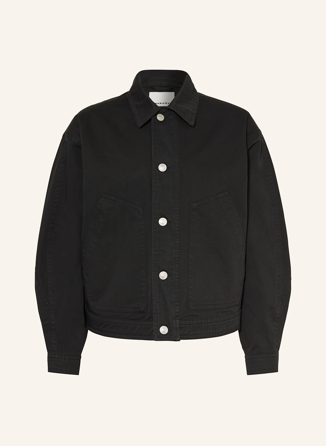 ISABEL MARANT Overshirt FOREST: SCHWARZ