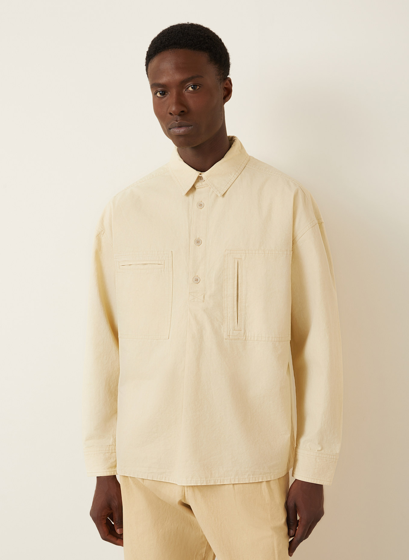 ISABEL MARANT Overshirt TERRYC: ECRU