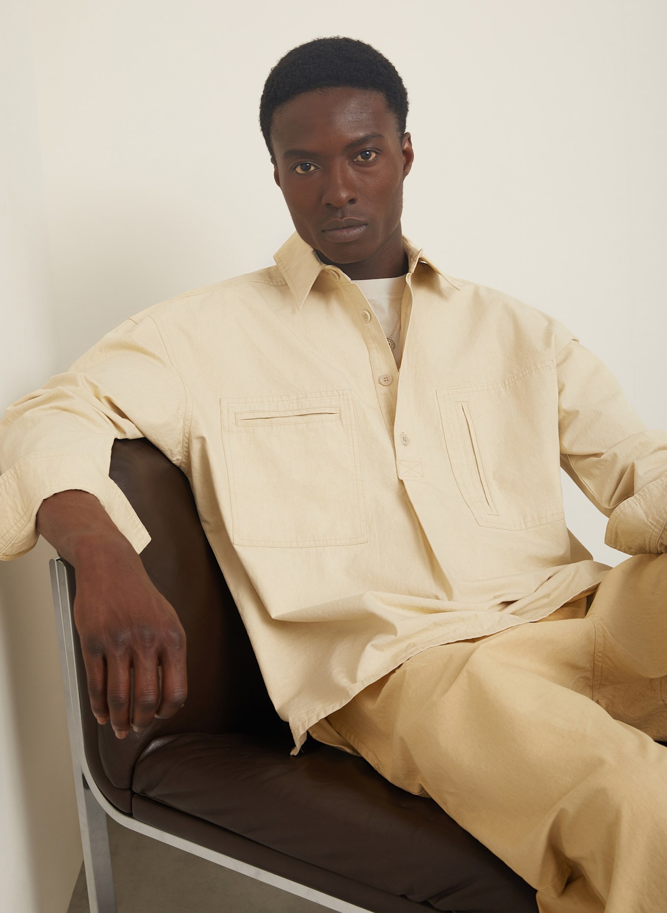ISABEL MARANT Overshirt TERRYC: ECRU