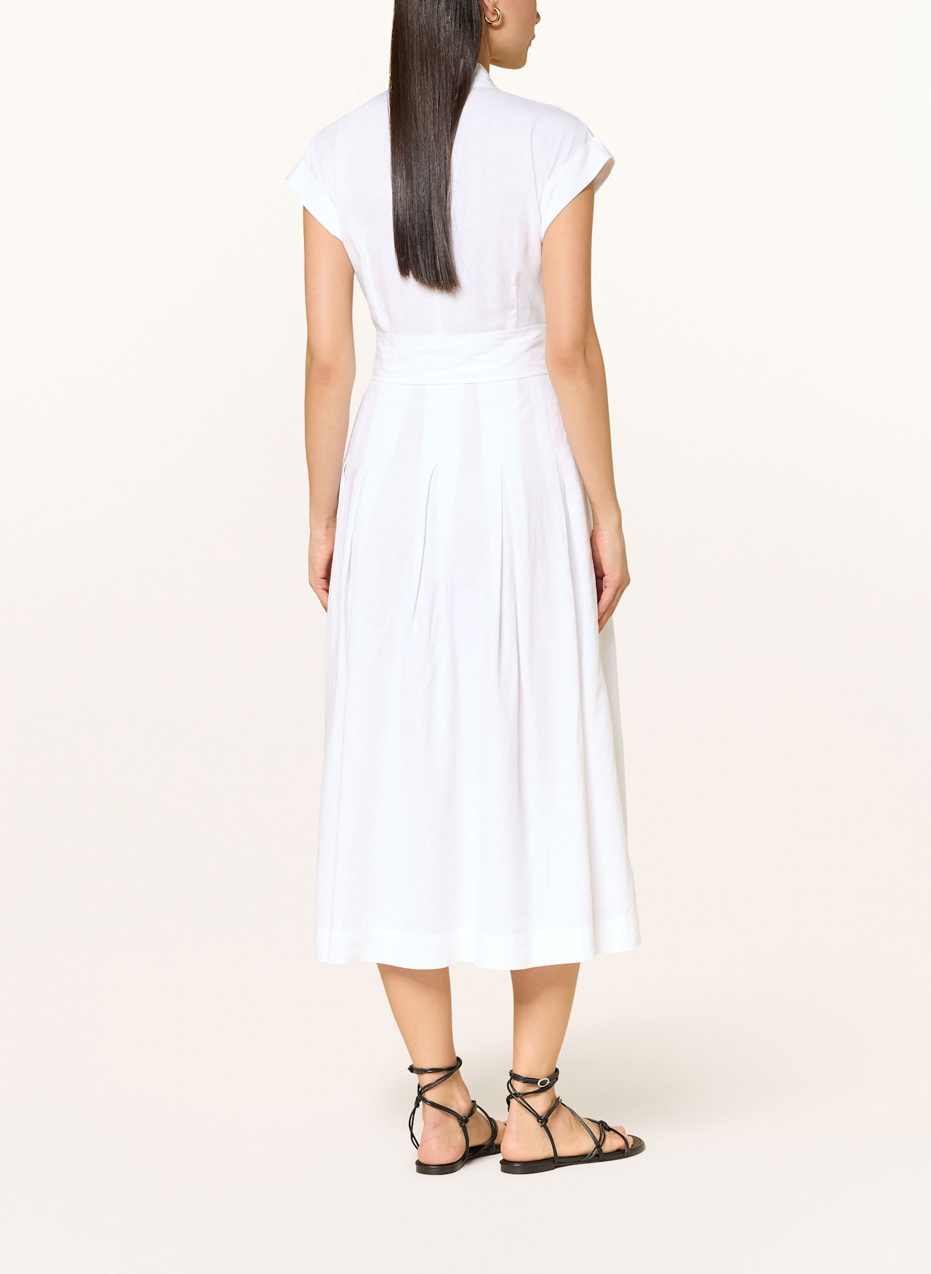 InWear Kleid RIMONEIW mit Leinen: WEISS