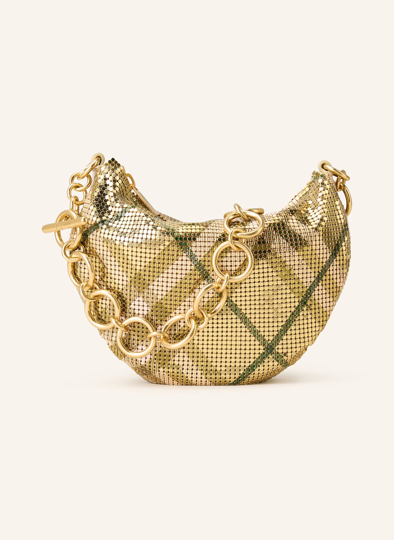 BURBERRY Handtasche CHAINMAIL EVE: GOLD / GRÜN / NUDE
