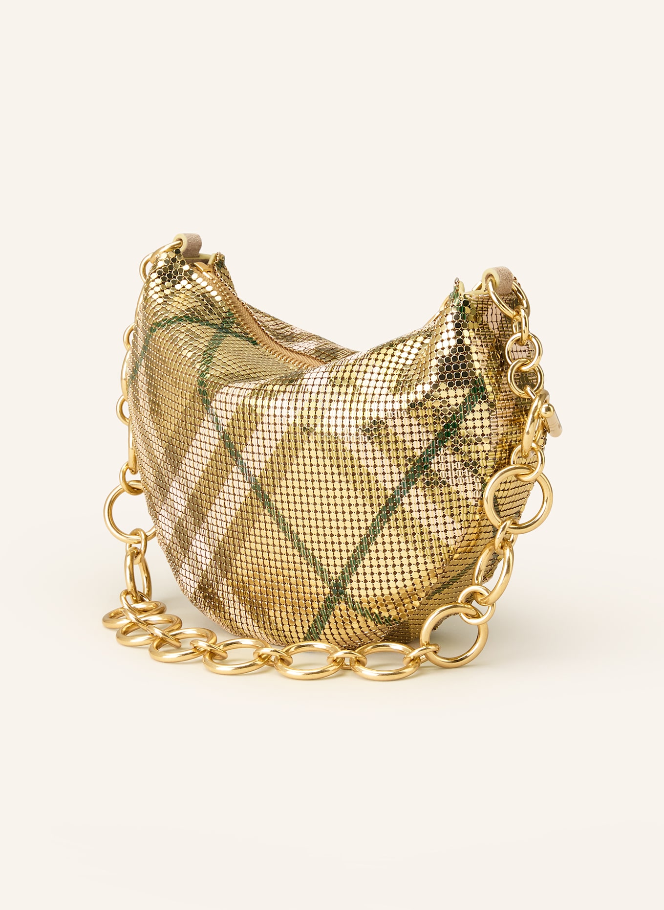 BURBERRY Handtasche CHAINMAIL EVE: GOLD / GRÜN / NUDE