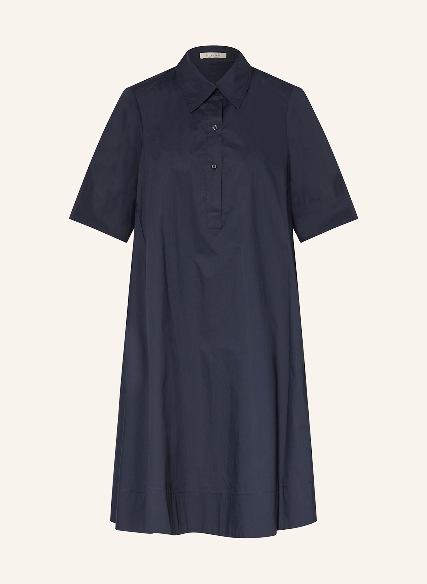 lilienfels Hemdblusenkleid: DUNKELBLAU