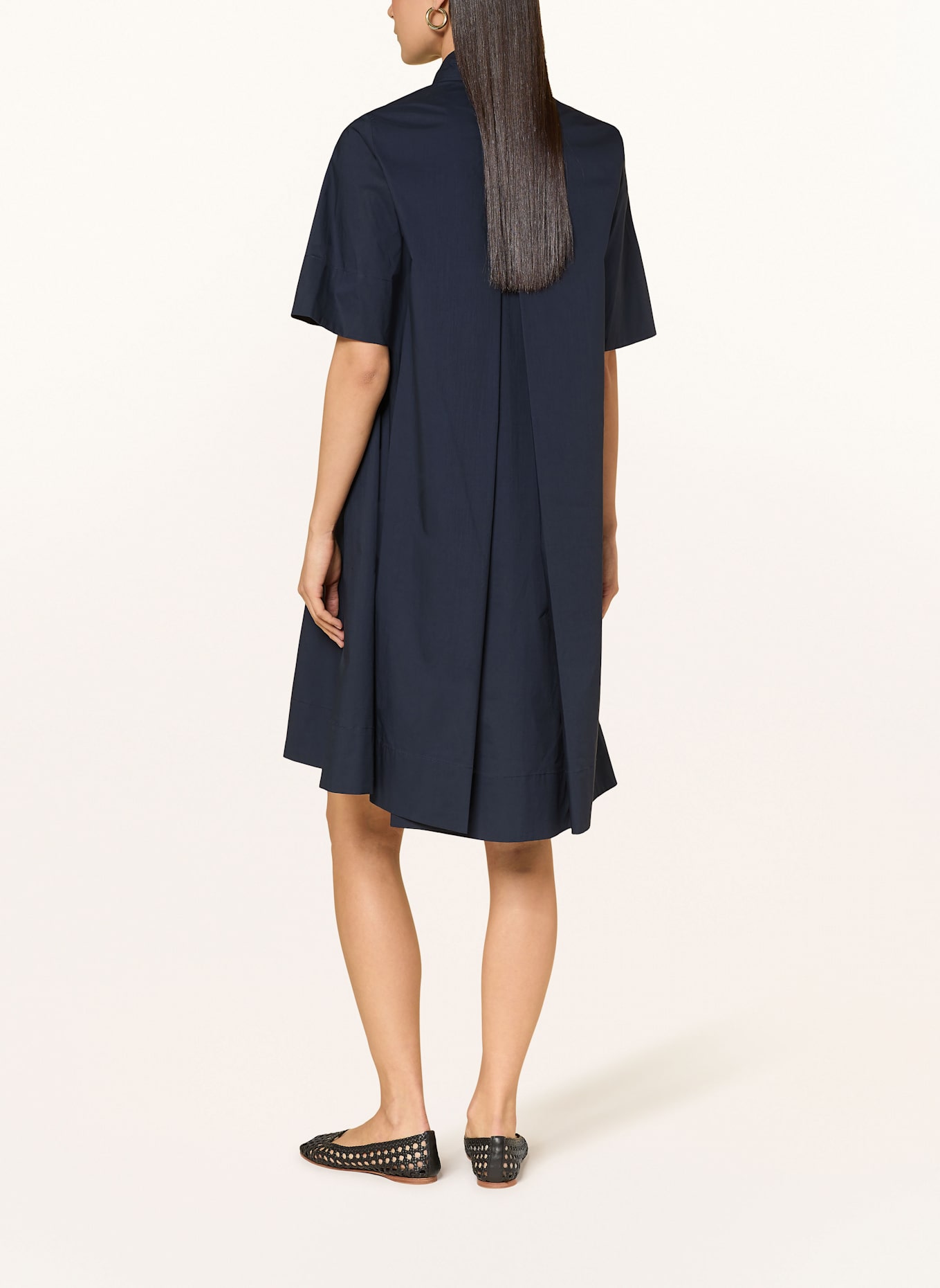 lilienfels Hemdblusenkleid: DUNKELBLAU