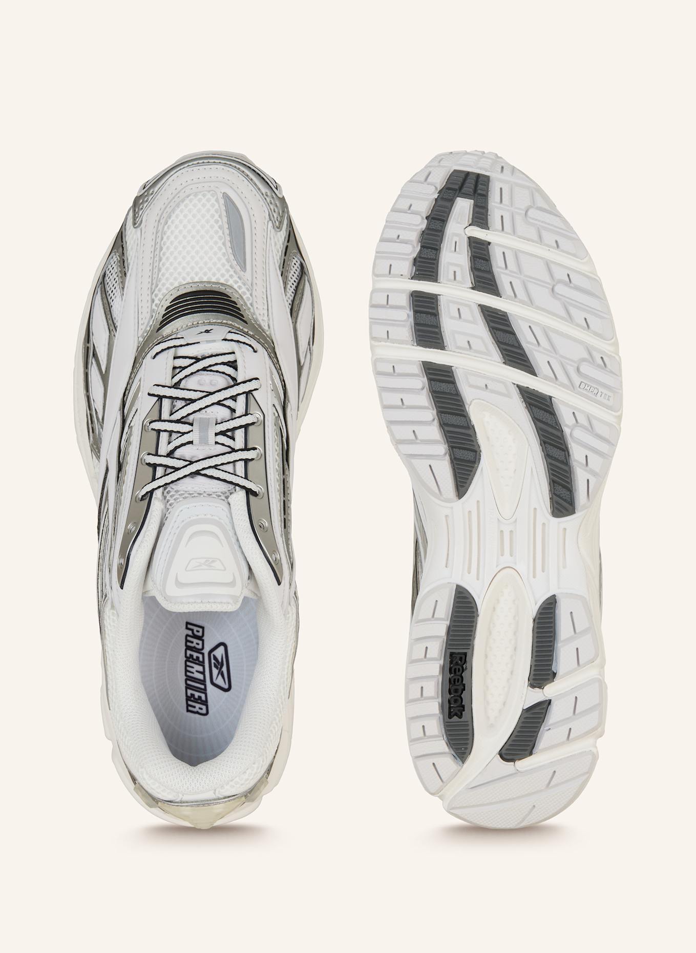 Reebok PREMIER ROAD ULTRA sneakers: WHITE/ GRAY/ SILVER