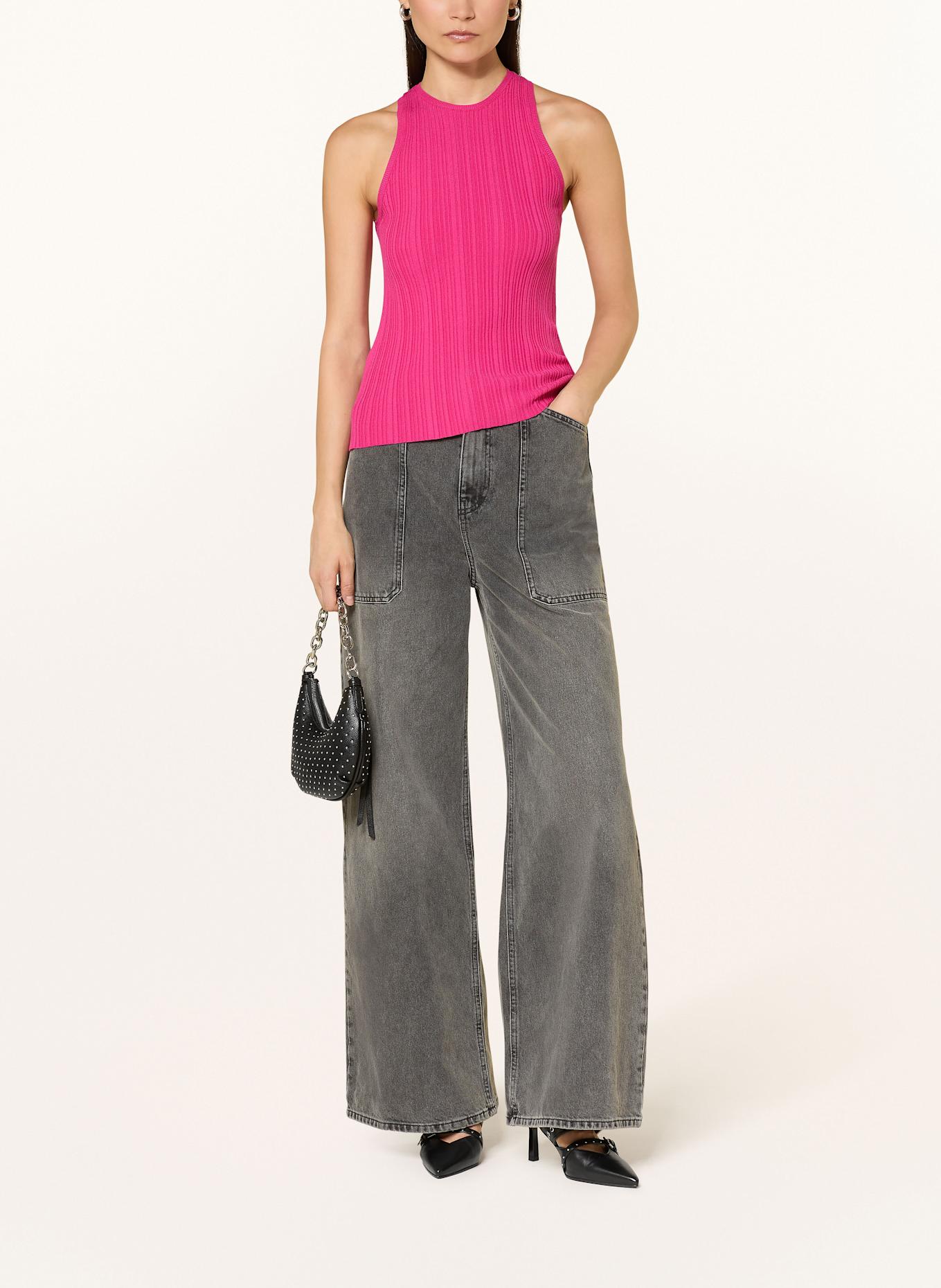 HUGO Stricktop SAREPLA: PINK