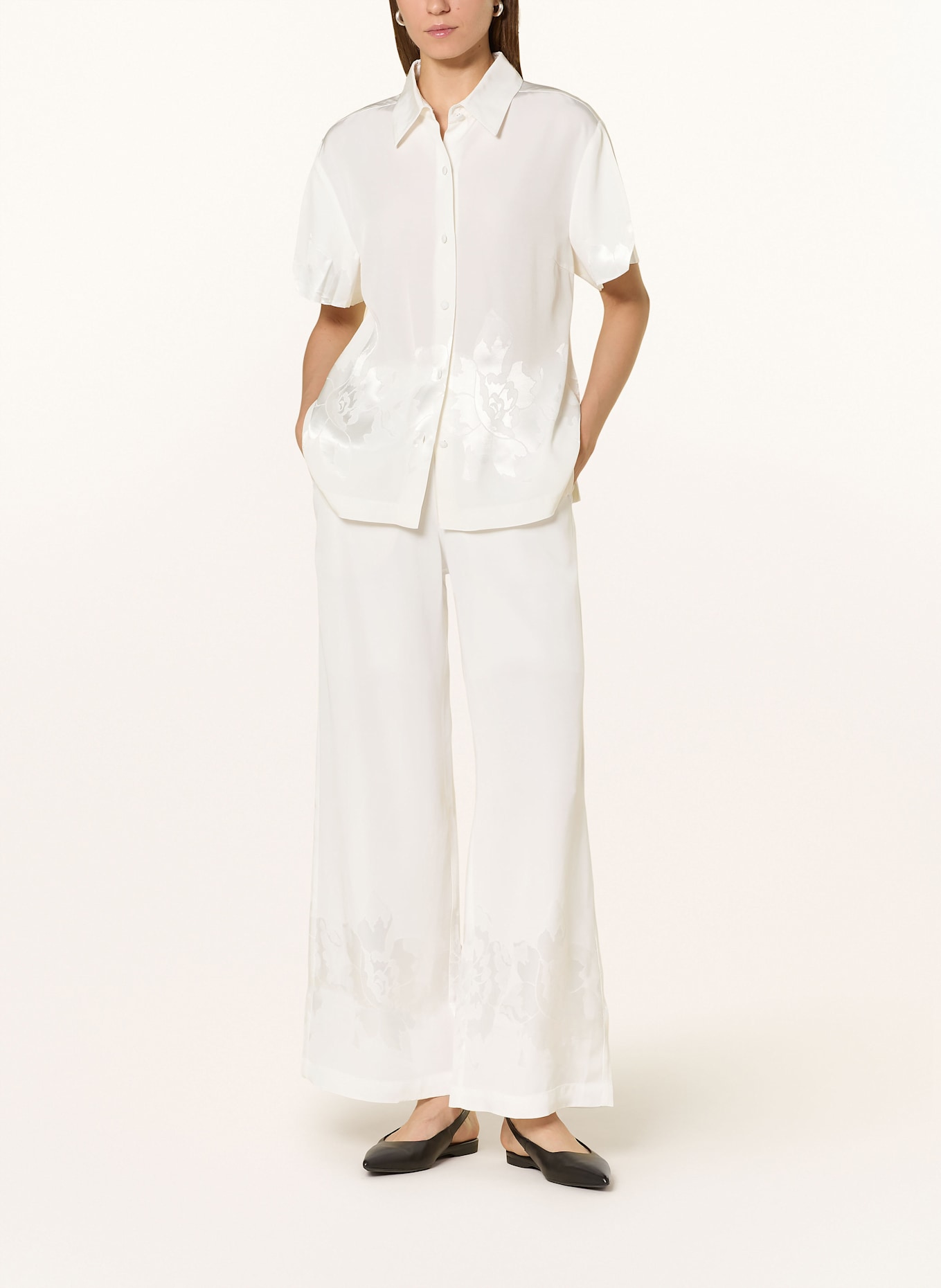 MOS MOSH Marlenehose MMLITA: WEISS