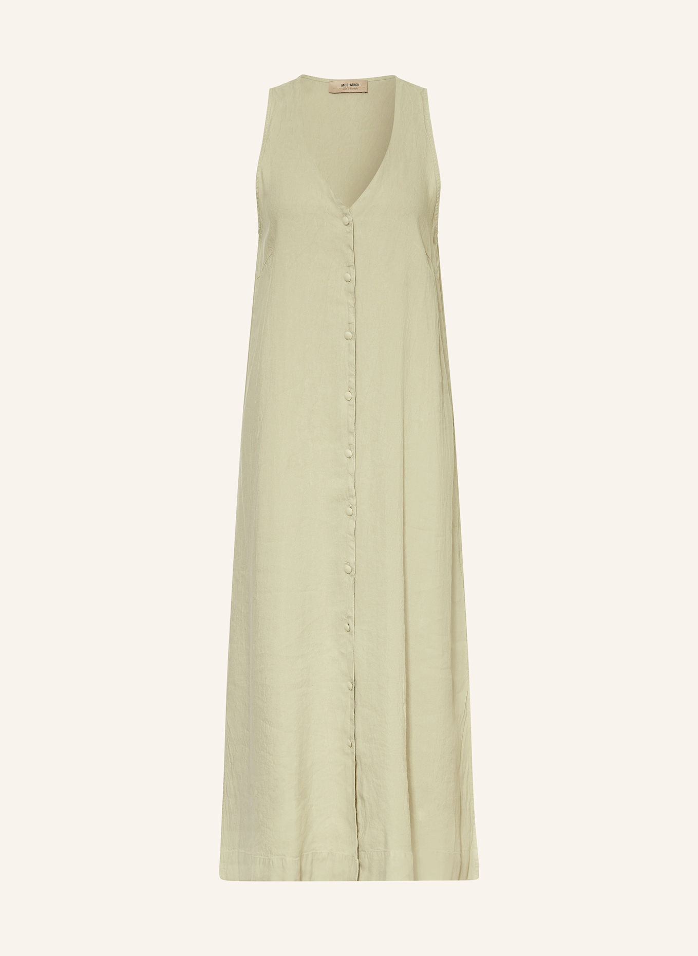 MOS MOSH Kleid MMNULA mit Leinen: HELLGRÜN
