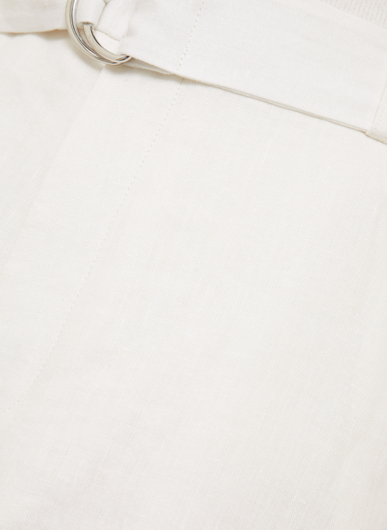 GAUCHERE Marlenehose aus Leinen: WEISS