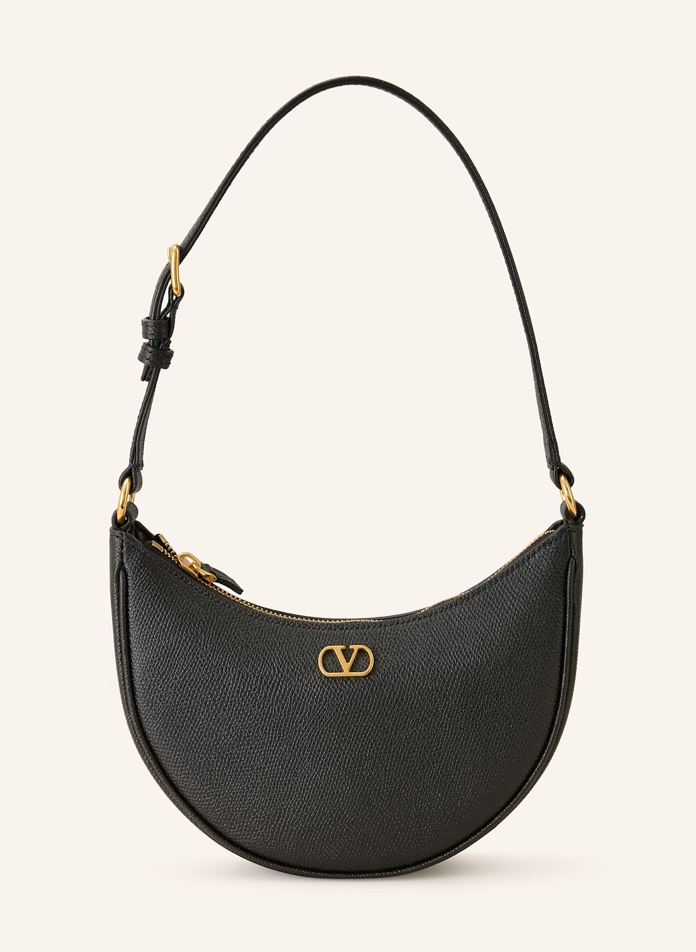 VALENTINO GARAVANI Beuteltasche VLOGO SIGNATURE MINI: SCHWARZ