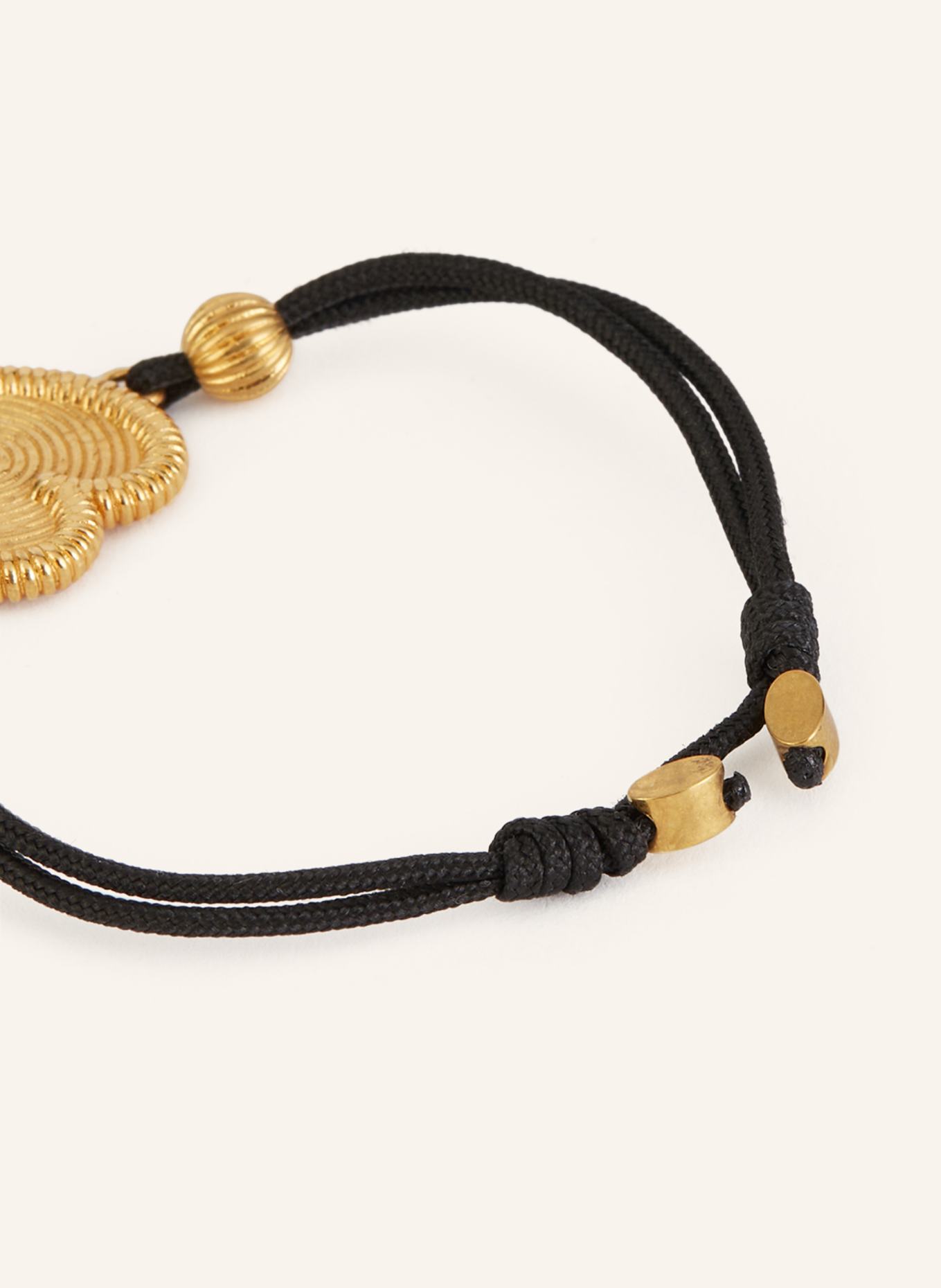 VALENTINO GARAVANI Bracelet FIL PERDU: GOLD/ BLACK