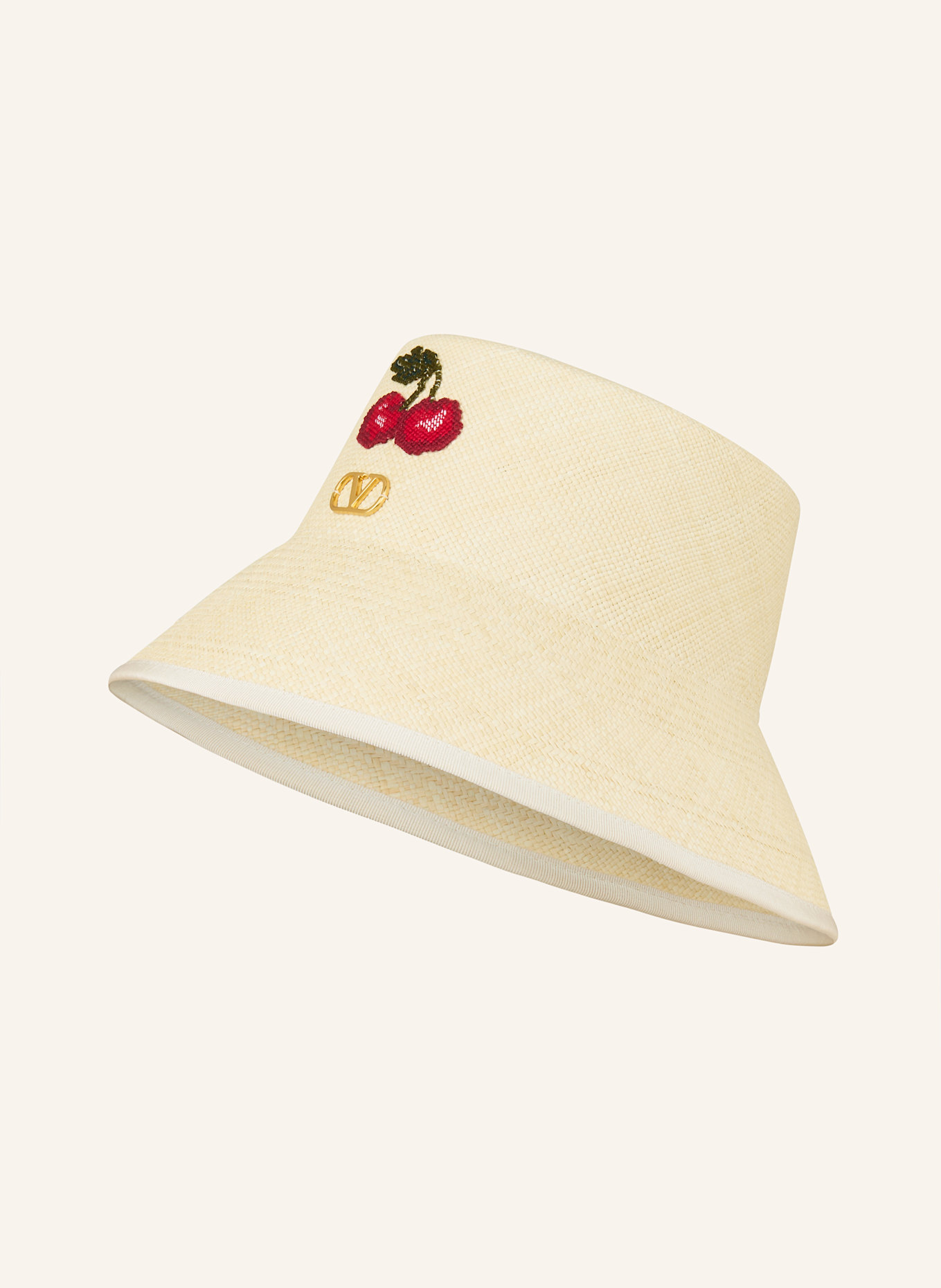 VALENTINO GARAVANI Bucket-Hat VLOGO SIGNATURE: ECRU