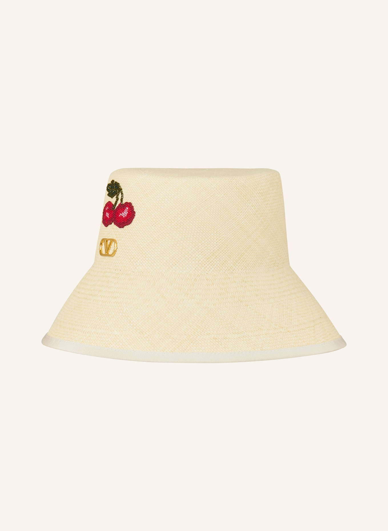 VALENTINO GARAVANI Bucket-Hat VLOGO SIGNATURE: ECRU
