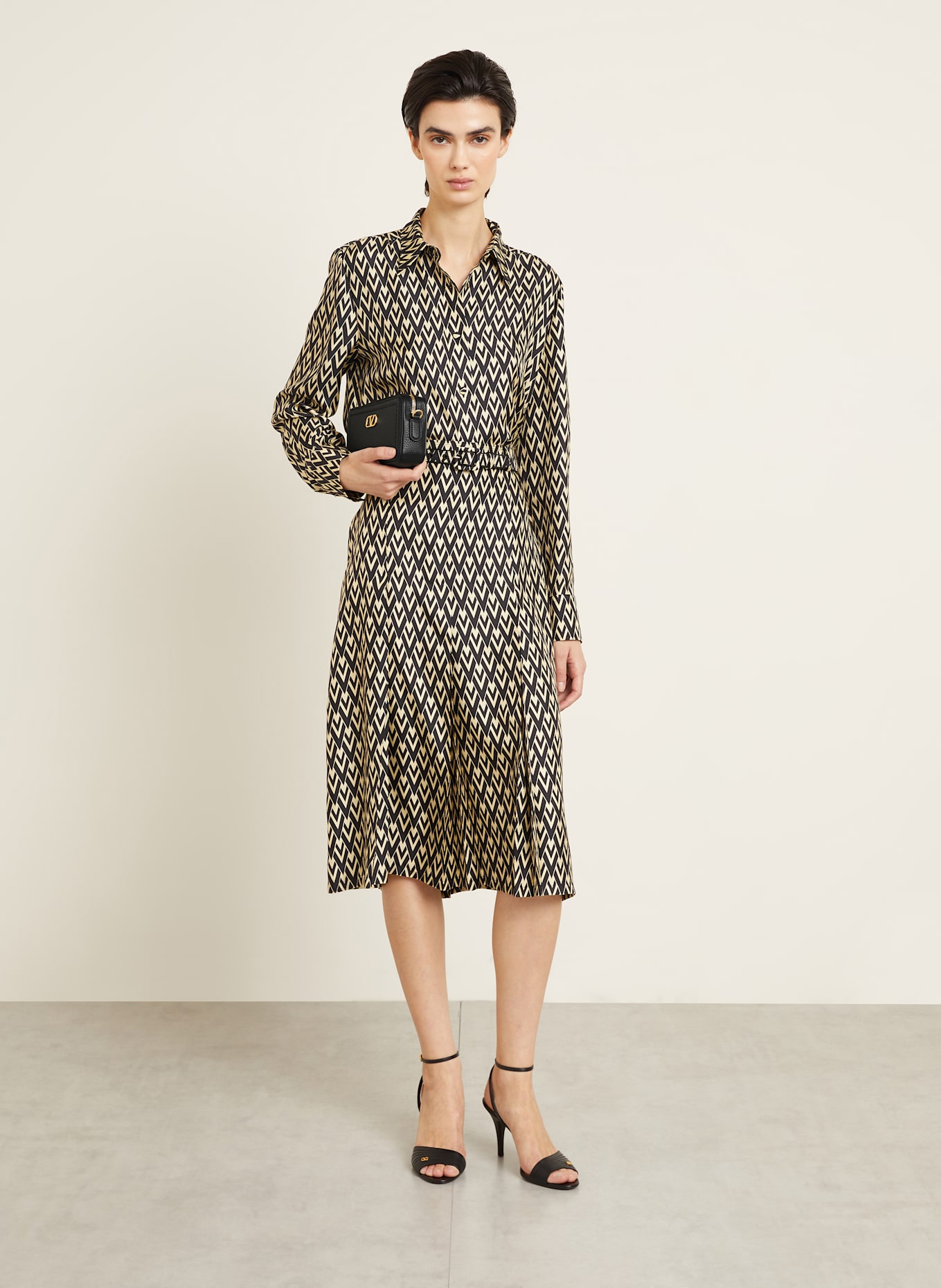 VALENTINO GARAVANI Umhängetasche ALLTIME MINI: SCHWARZ