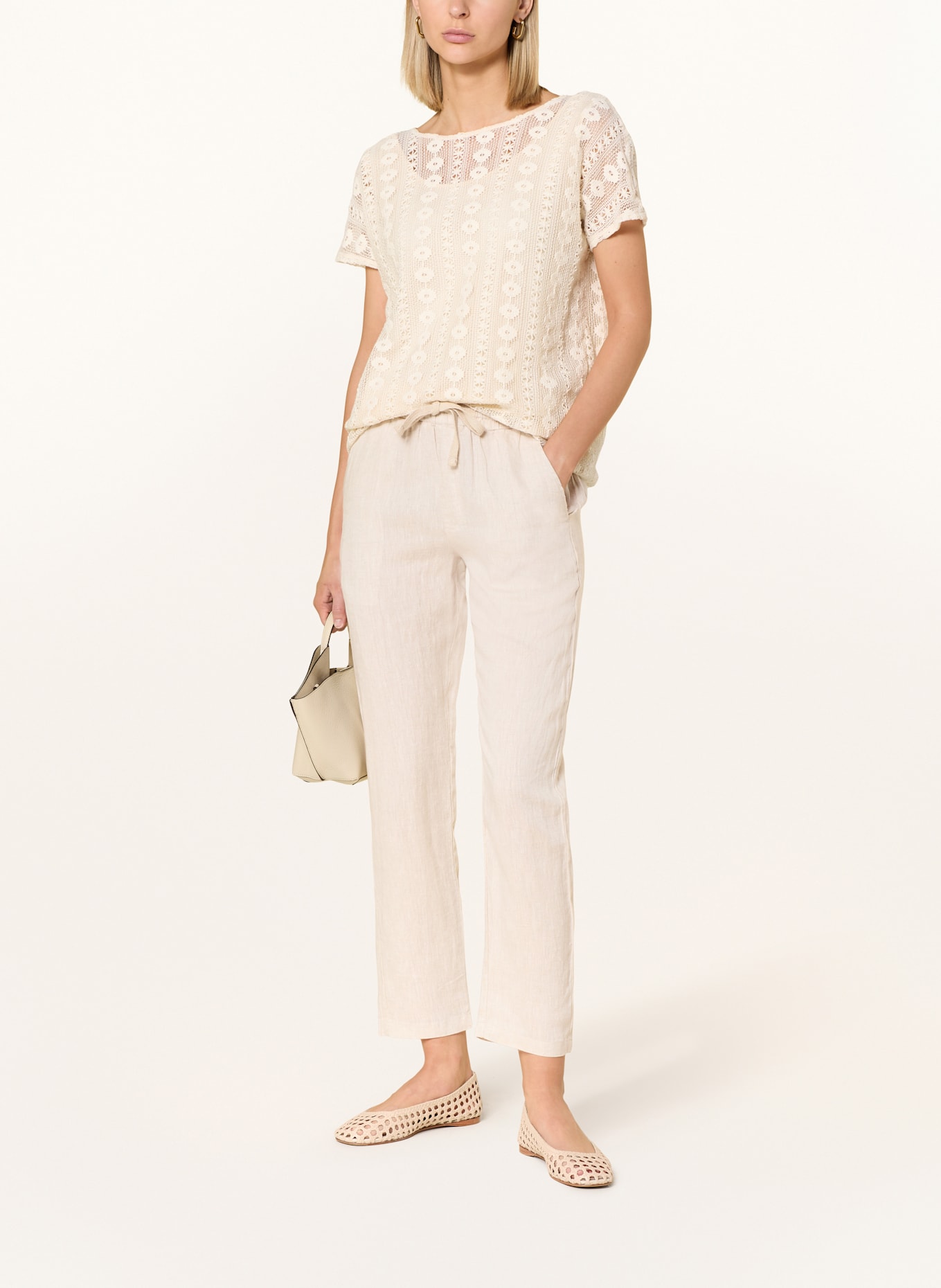 CARTOON Lněné kalhoty: REŽNÁ