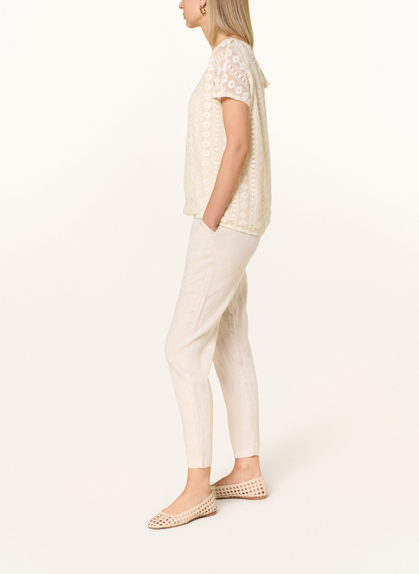 CARTOON Lněné kalhoty: REŽNÁ