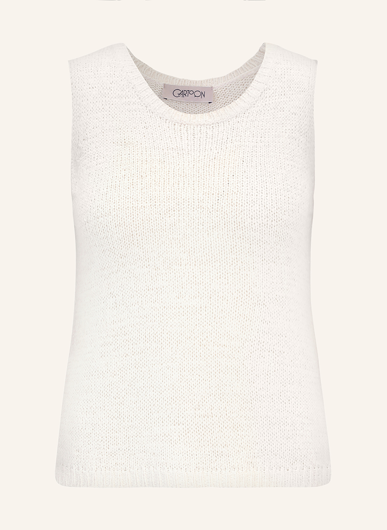 CARTOON Pletená vesta: BÍLÁ