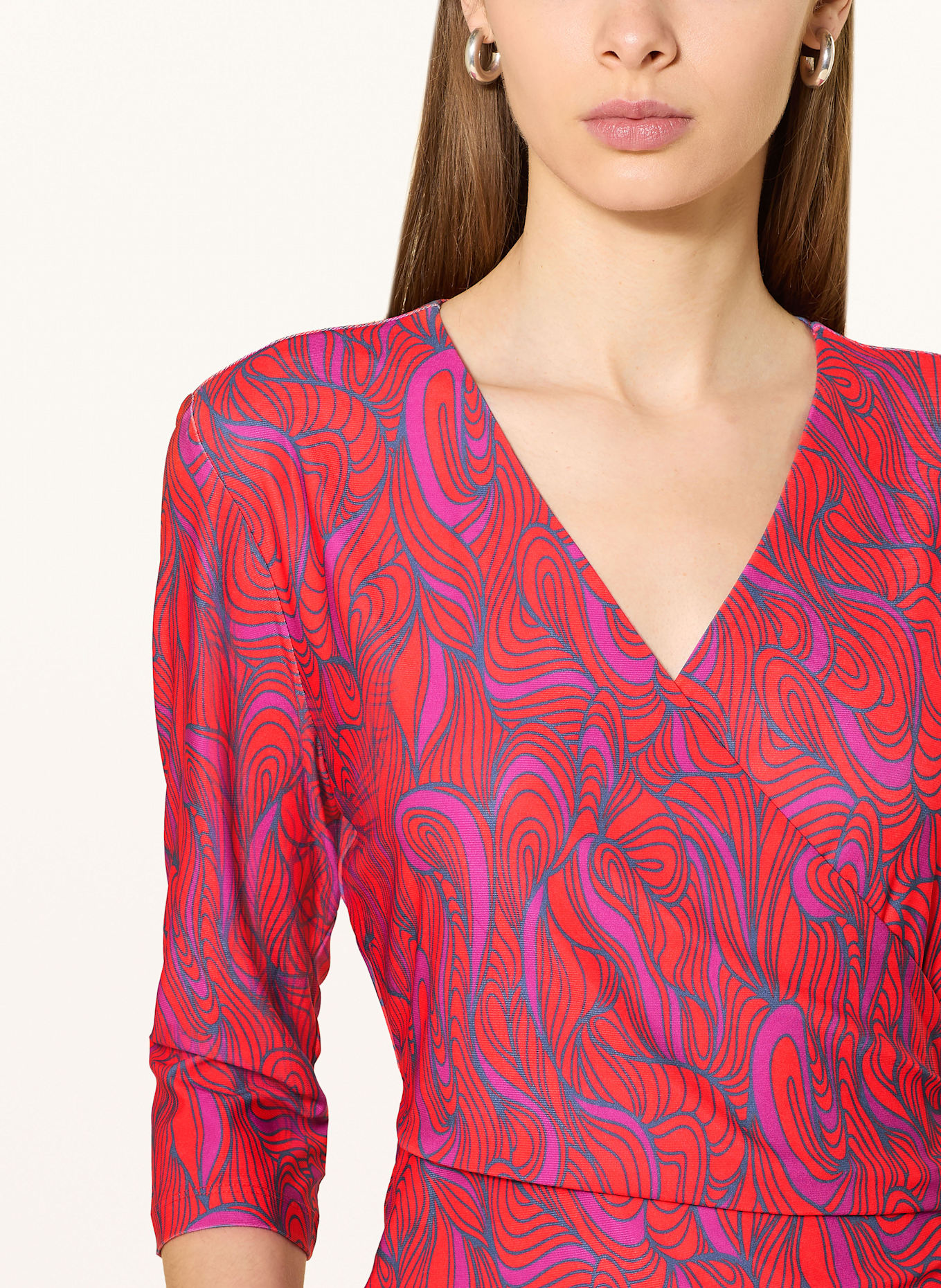 CARTOON Overal s 3/4 rukávem: ORANŽOVÁ / RŮŽOVÁ