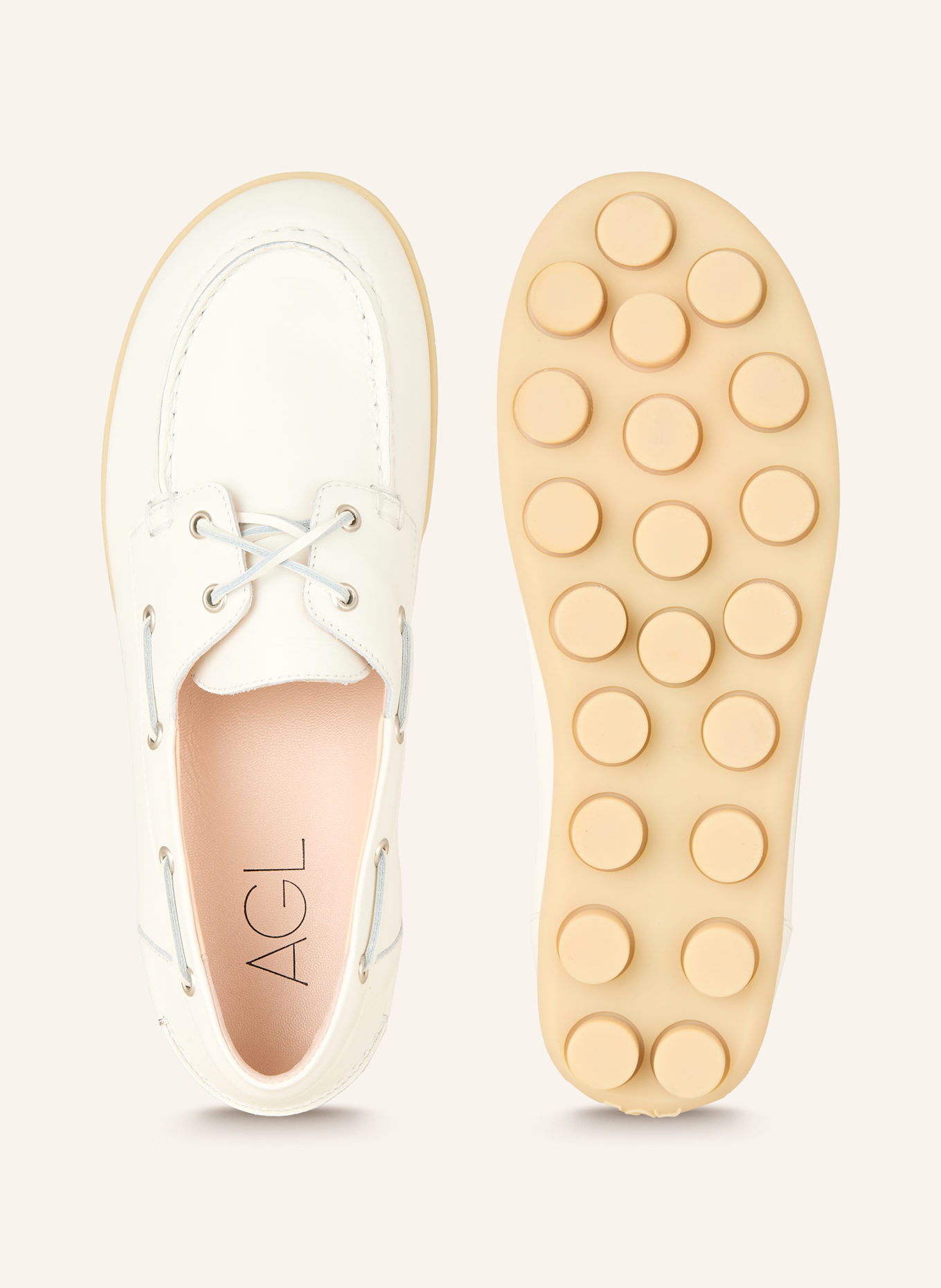 AGL Bootsschuhe PILLS: ECRU