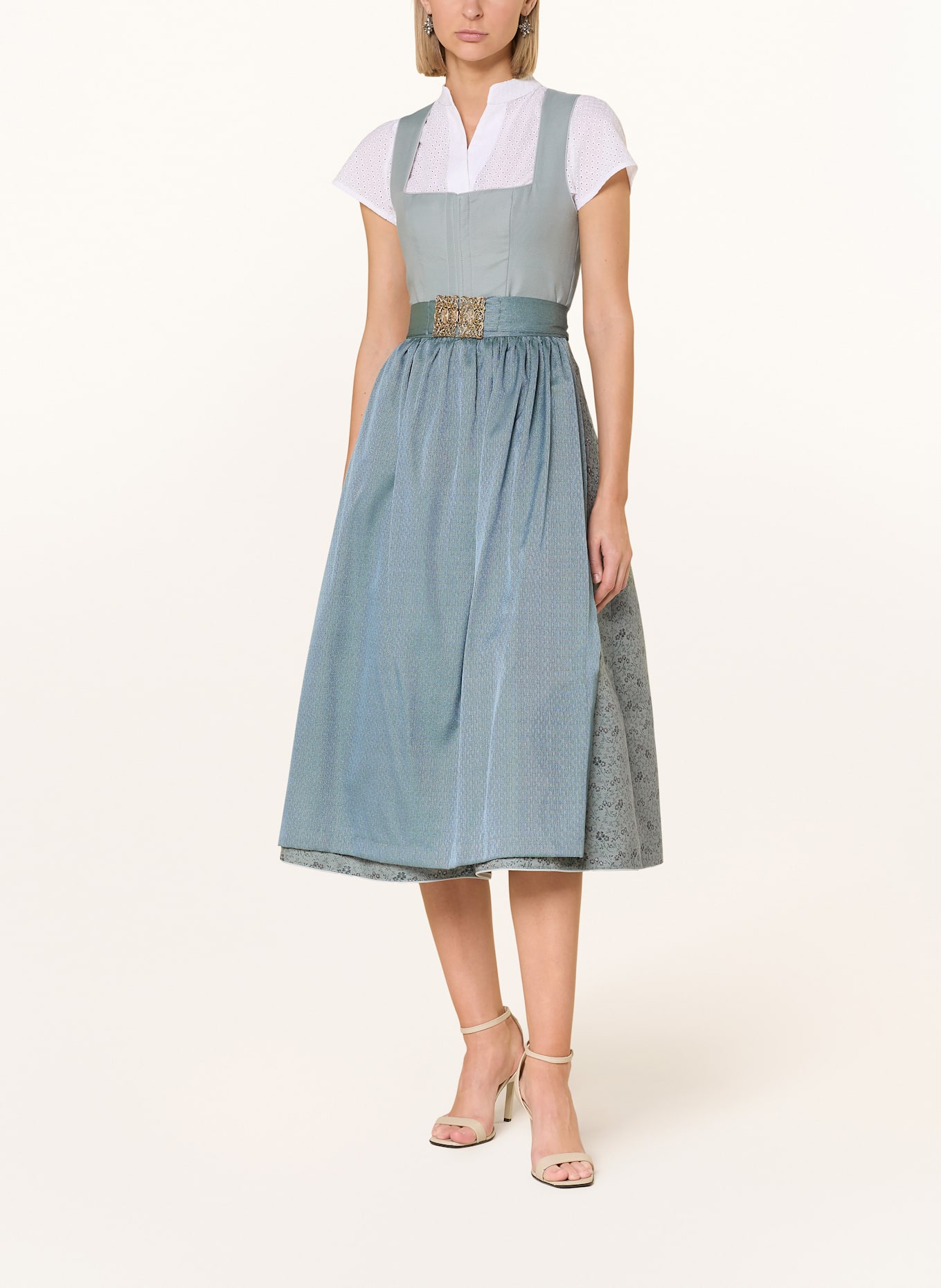 ALISSA BY KINGA MATHE Dirndl NIKA: HELLBLAU / PETROL / ROSA