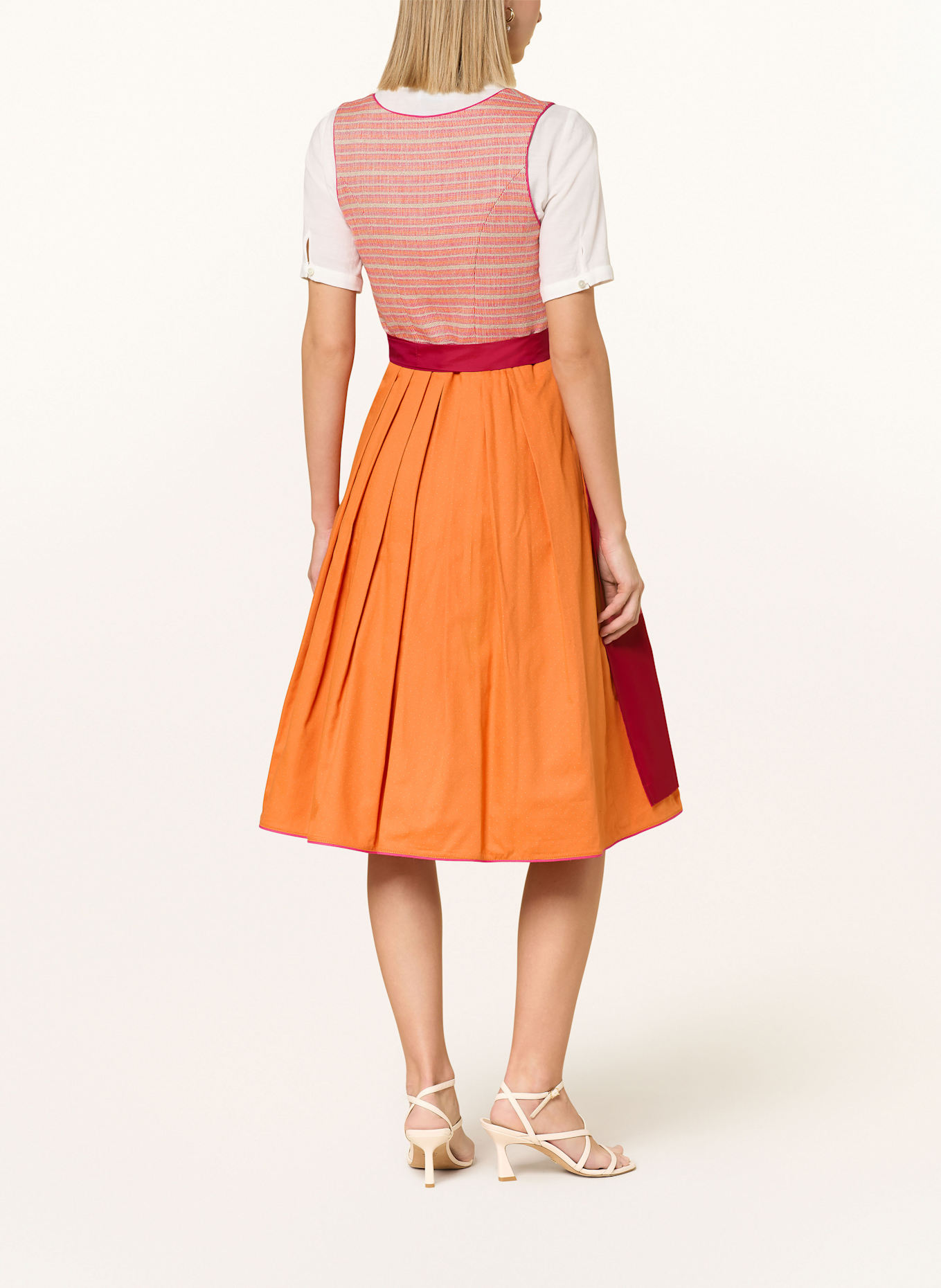 ALISSA BY KINGA MATHE Dirndl RAYA: ORANGE / PINK / FUCHSIA