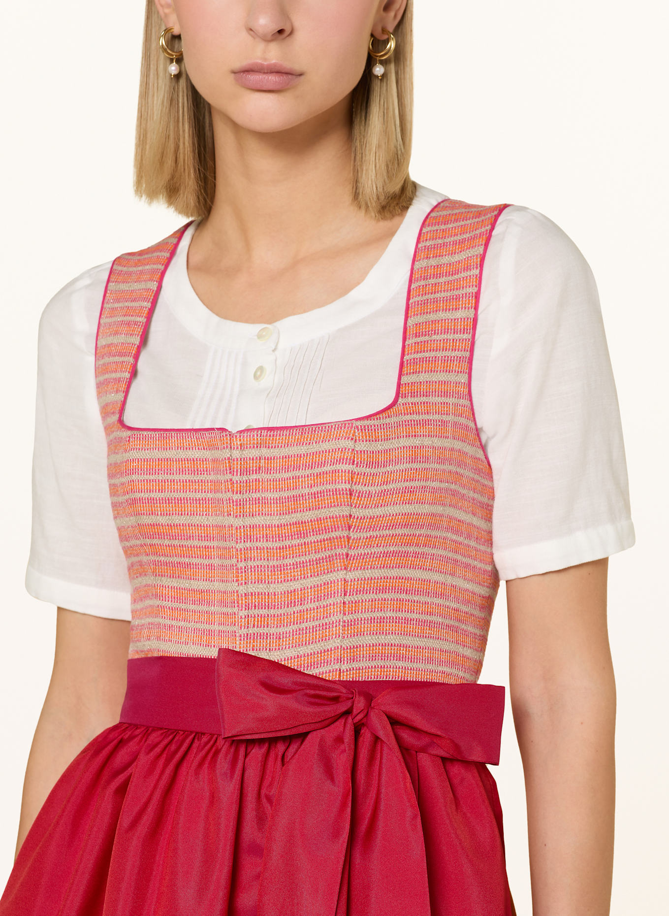 ALISSA BY KINGA MATHE Dirndl RAYA: ORANGE / PINK / FUCHSIA