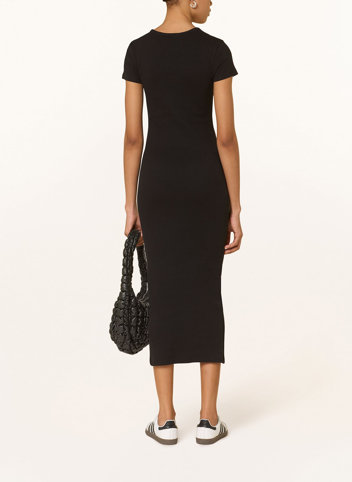 TOMMY JEANS Jerseykleid: SCHWARZ