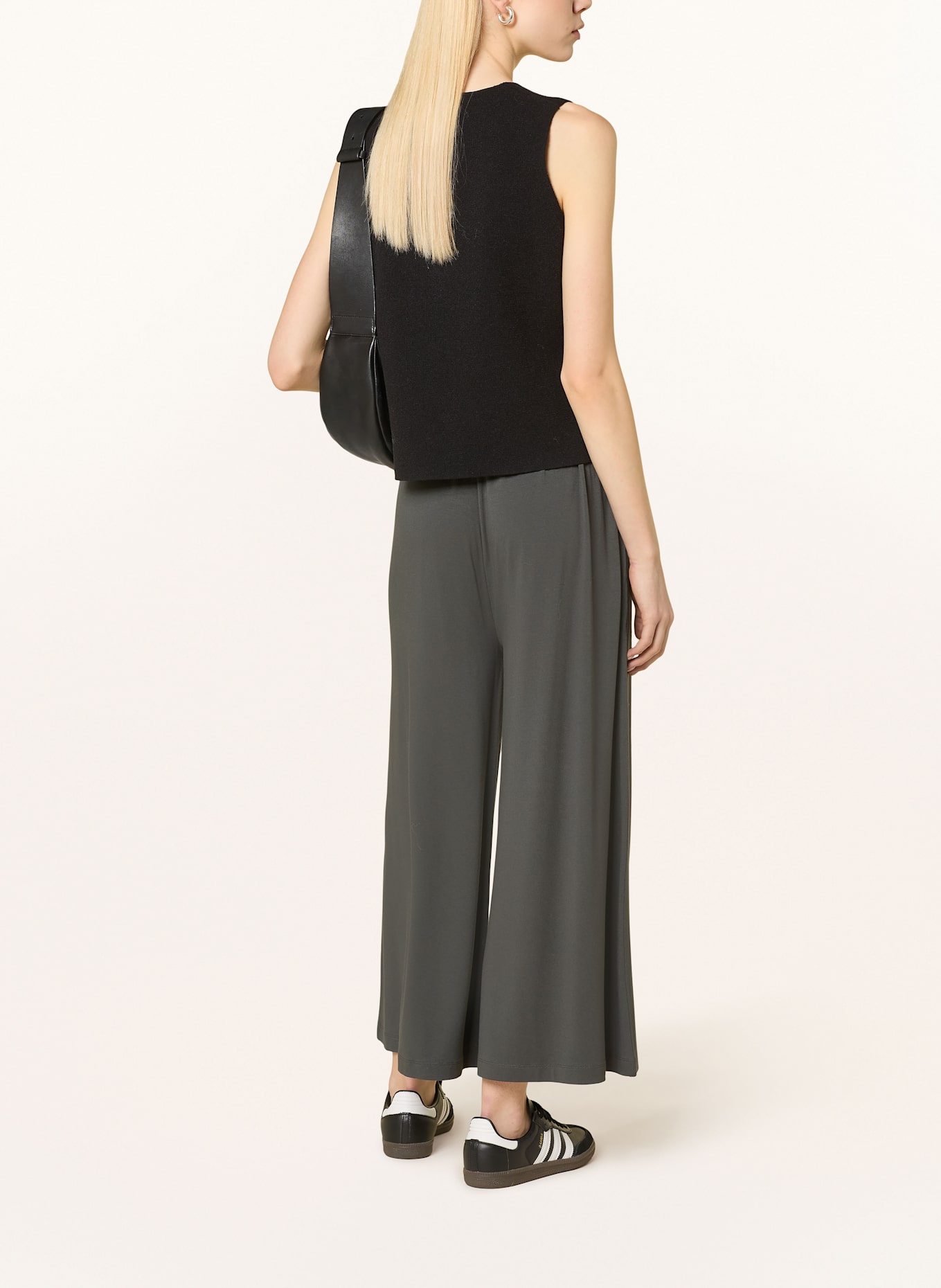 Marc O'Polo DENIM Žerzejové culotte kalhoty: KHAKI