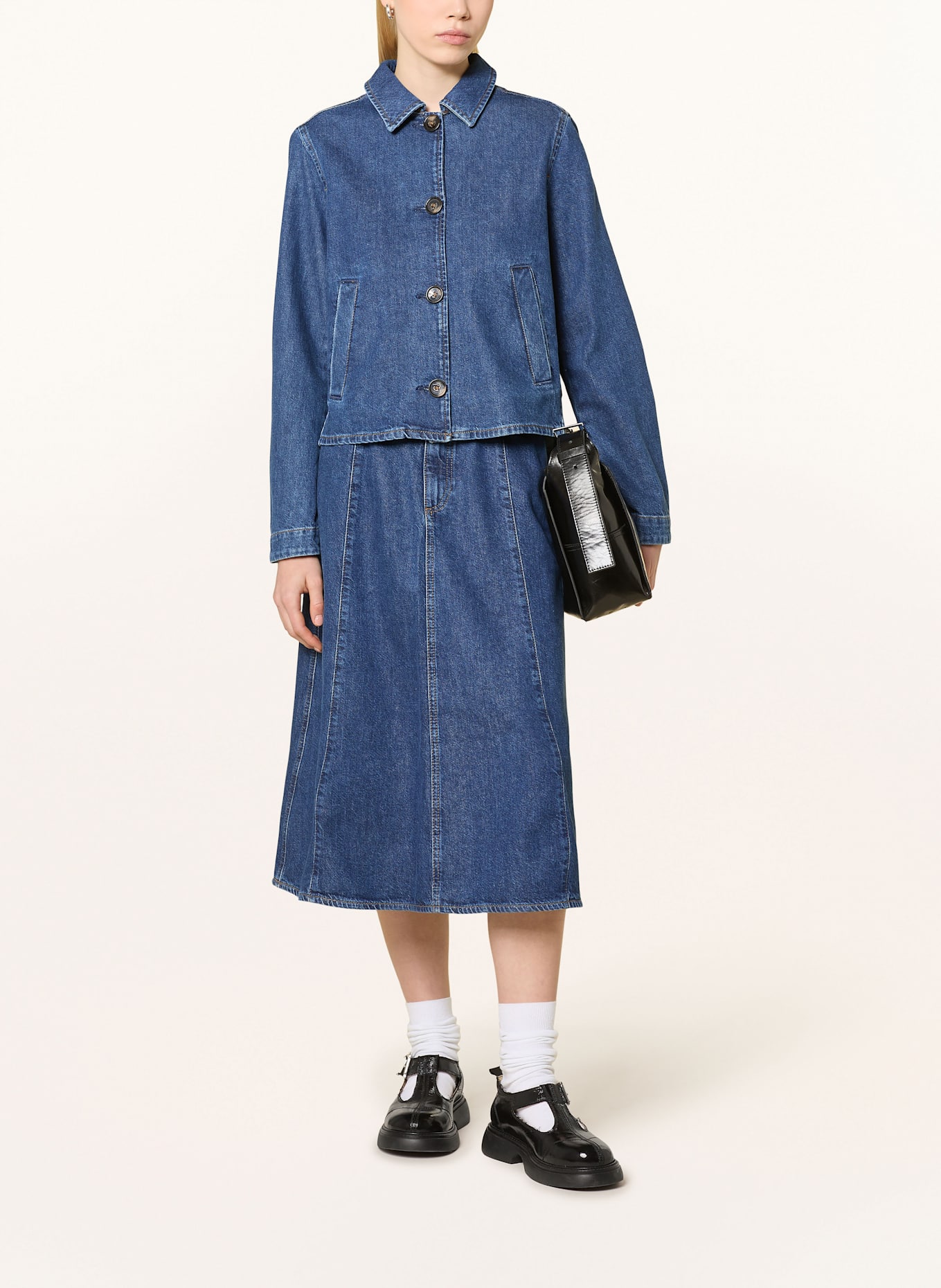 Marc O'Polo DENIM Jeansjacke: DUNKELBLAU