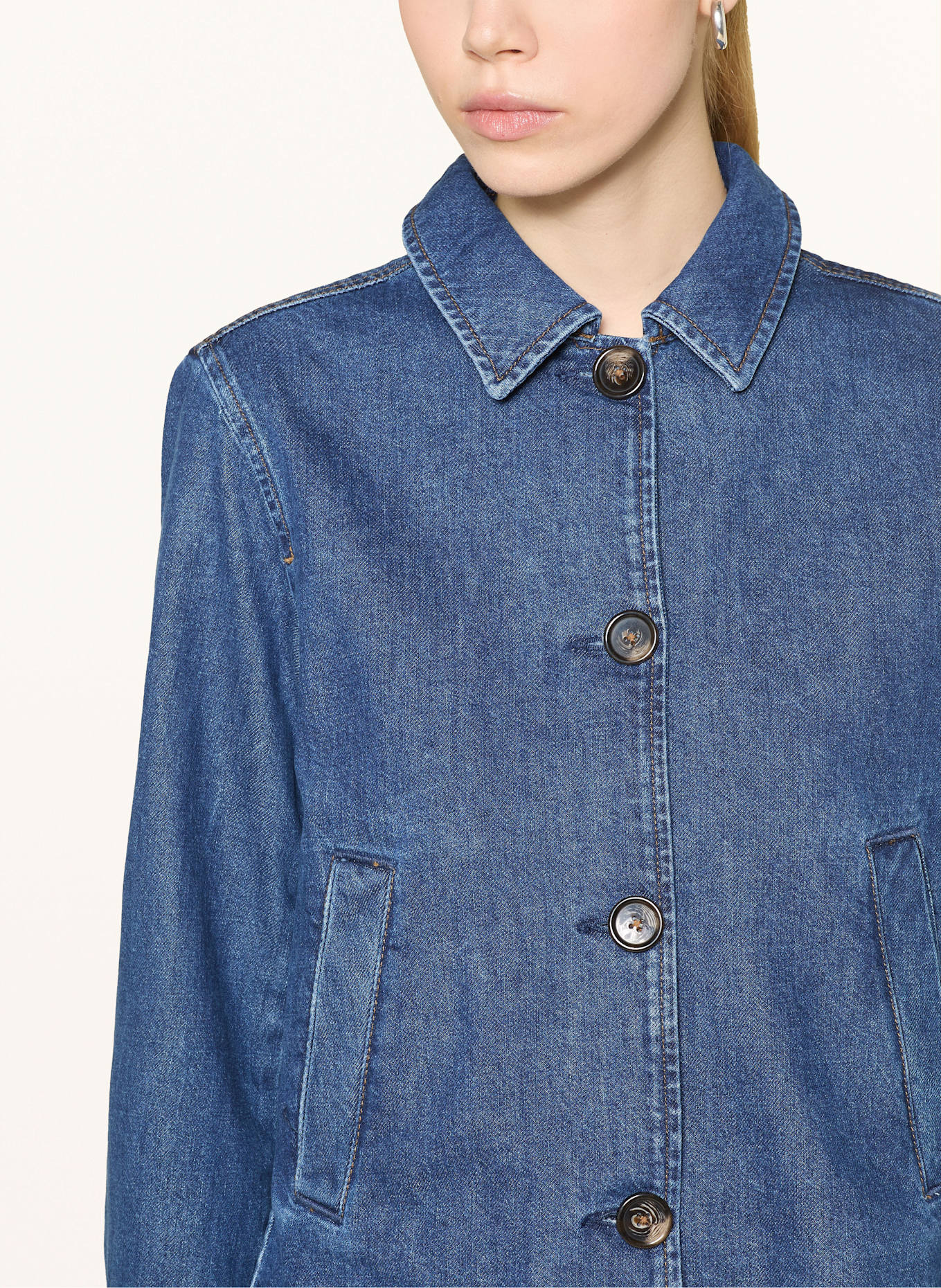 Marc O'Polo DENIM Jeansjacke: DUNKELBLAU