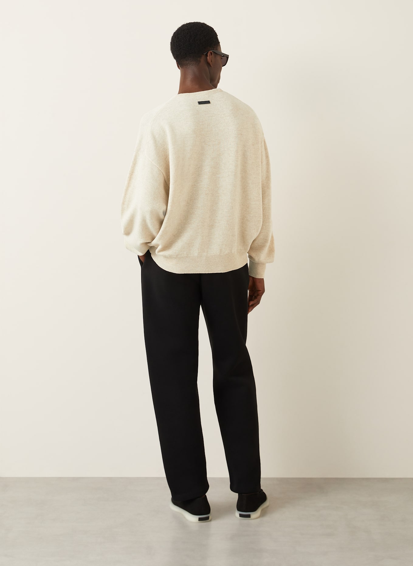 FEAR OF GOD Henley-Shirt: CREME