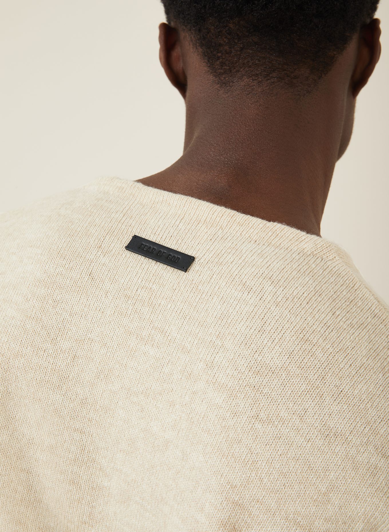 FEAR OF GOD Henley-Shirt: CREME