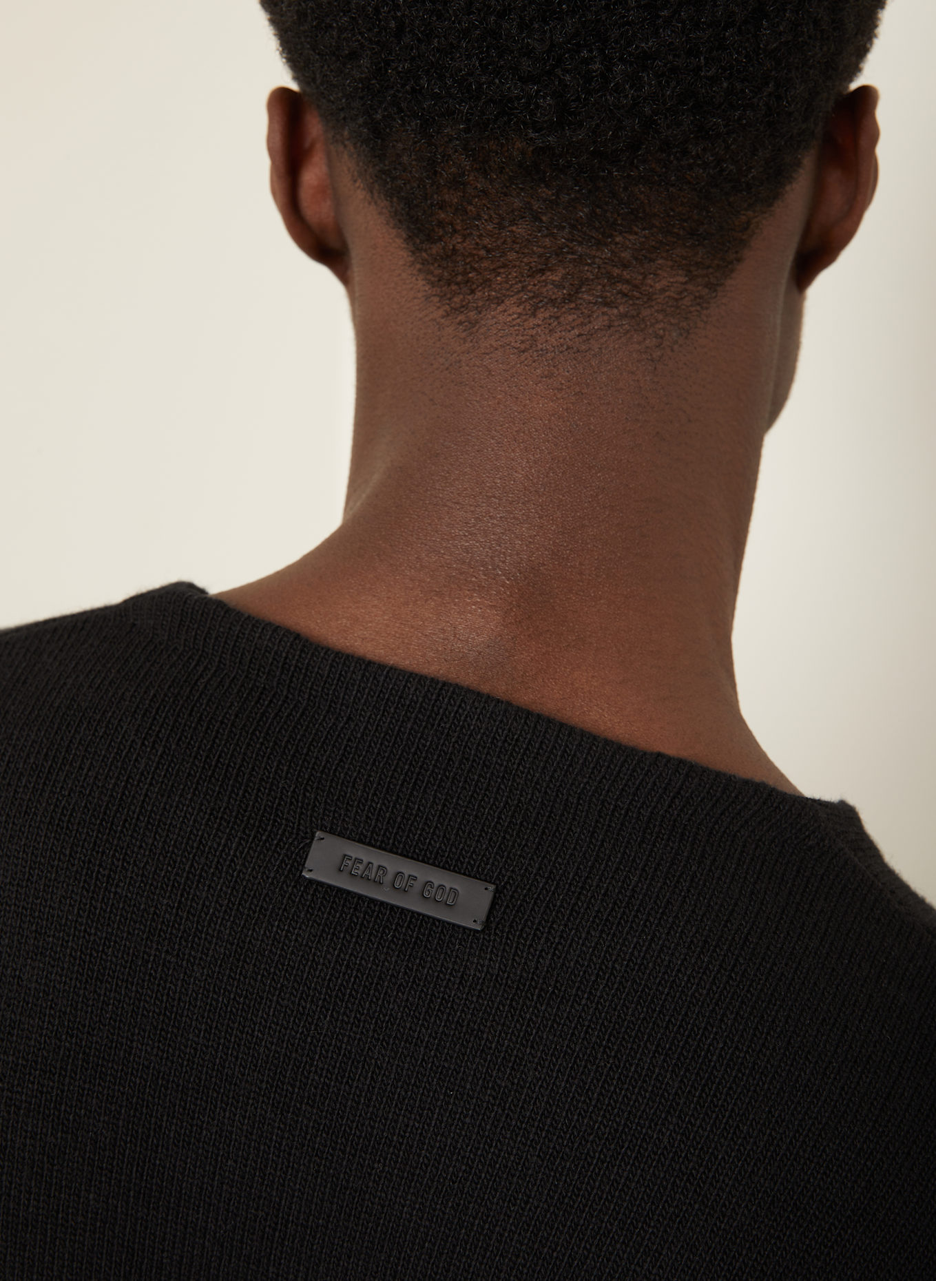 FEAR OF GOD Henley shirt: BLACK