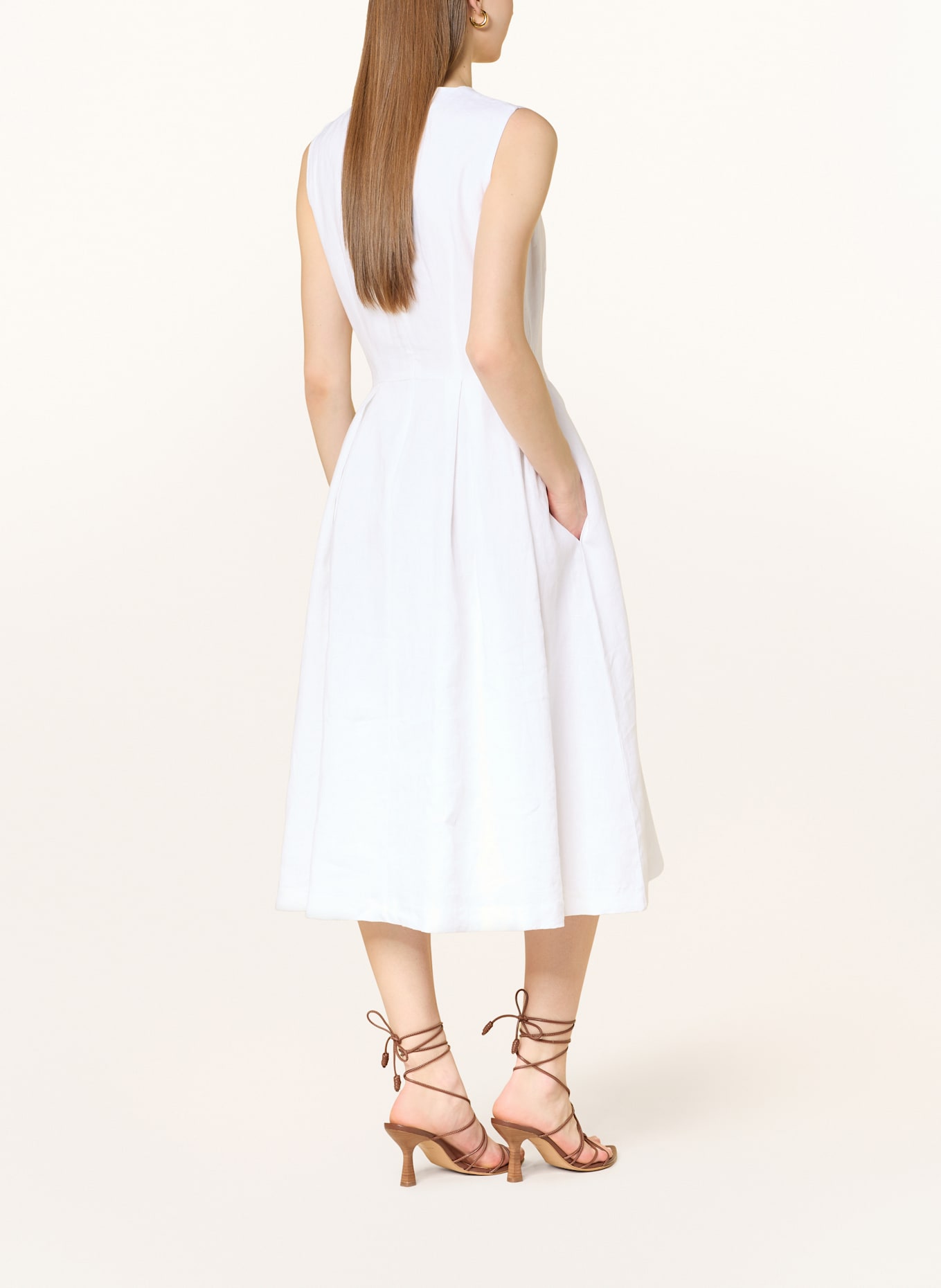 oui Leinenkleid: WEISS