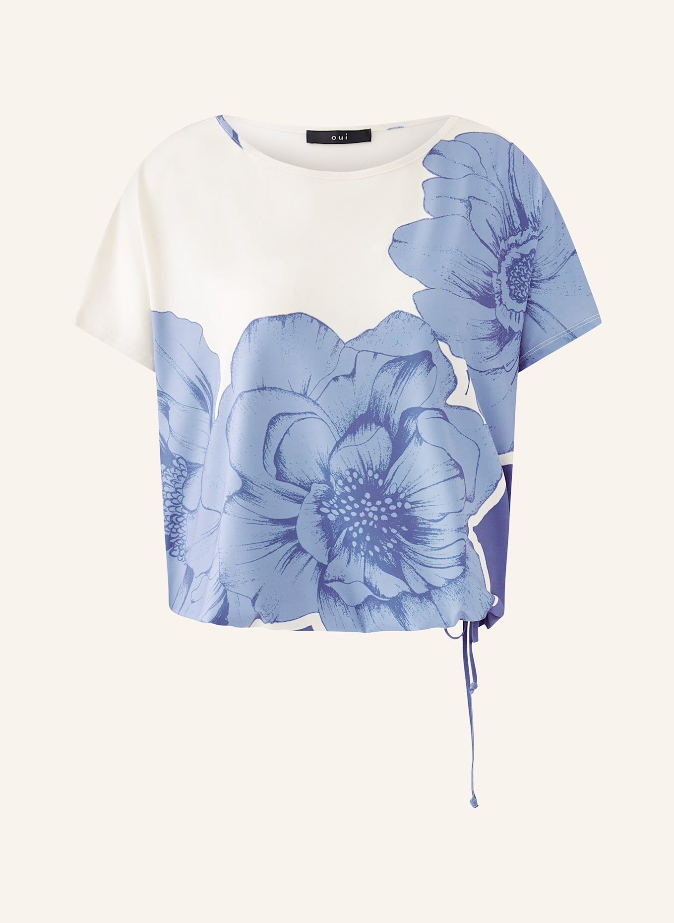 oui Tričko: TMAVĚ MODRÁ / MODRÁ / REŽNÁ