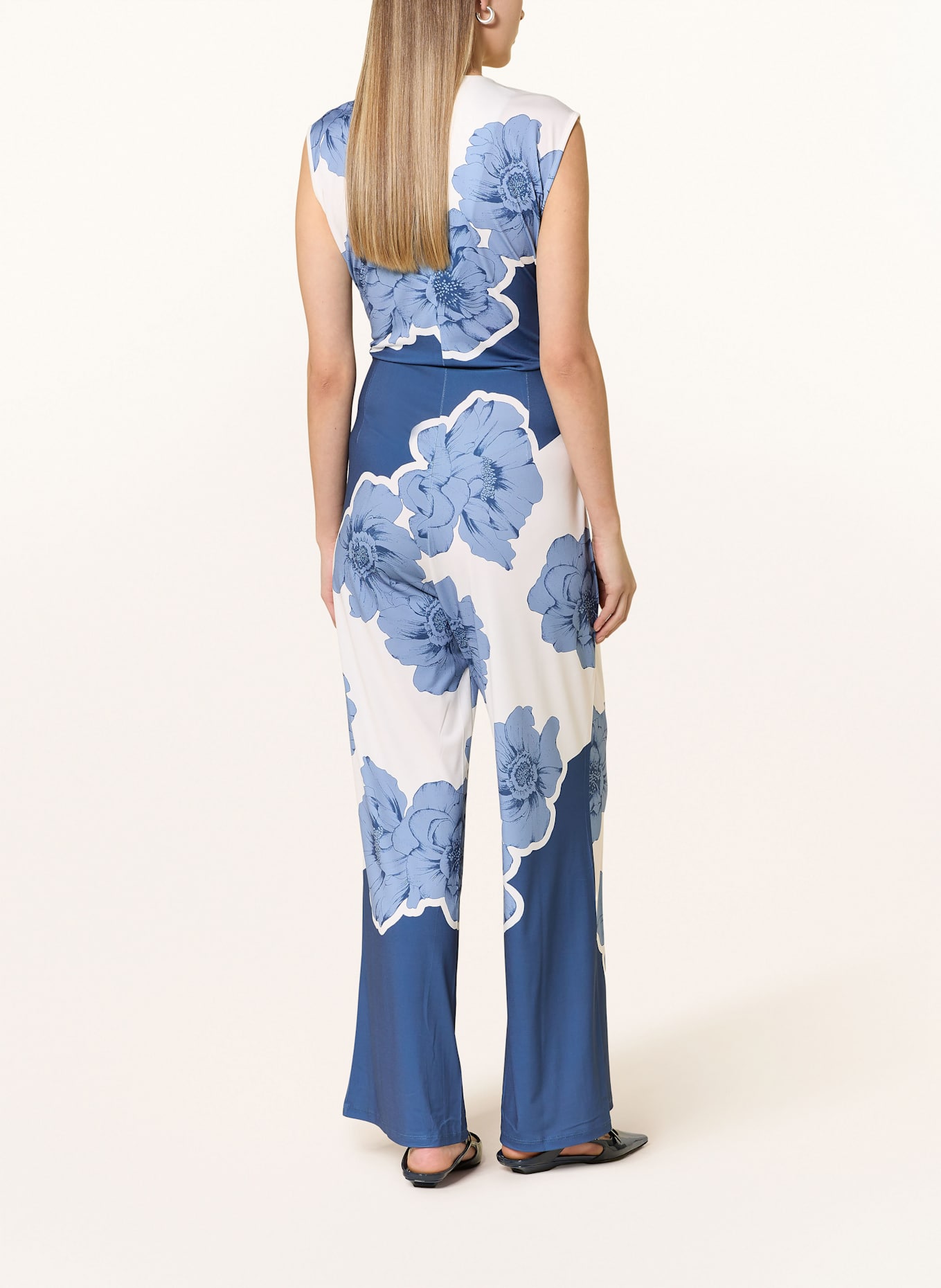 oui Jumpsuit: DUNKELBLAU/ HELLBLAU/ WEISS