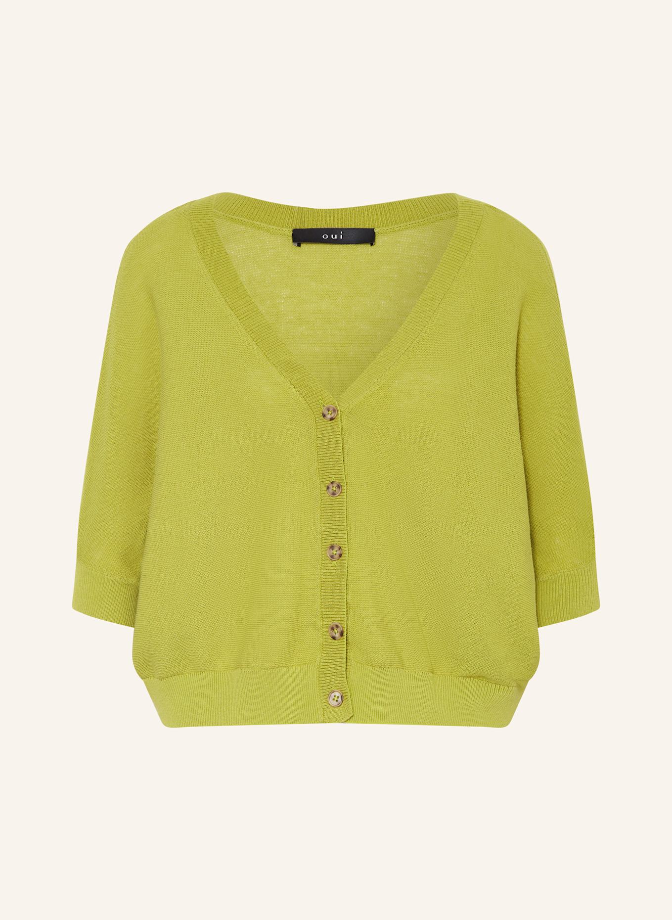 oui Strickjacke: HELLGRÜN