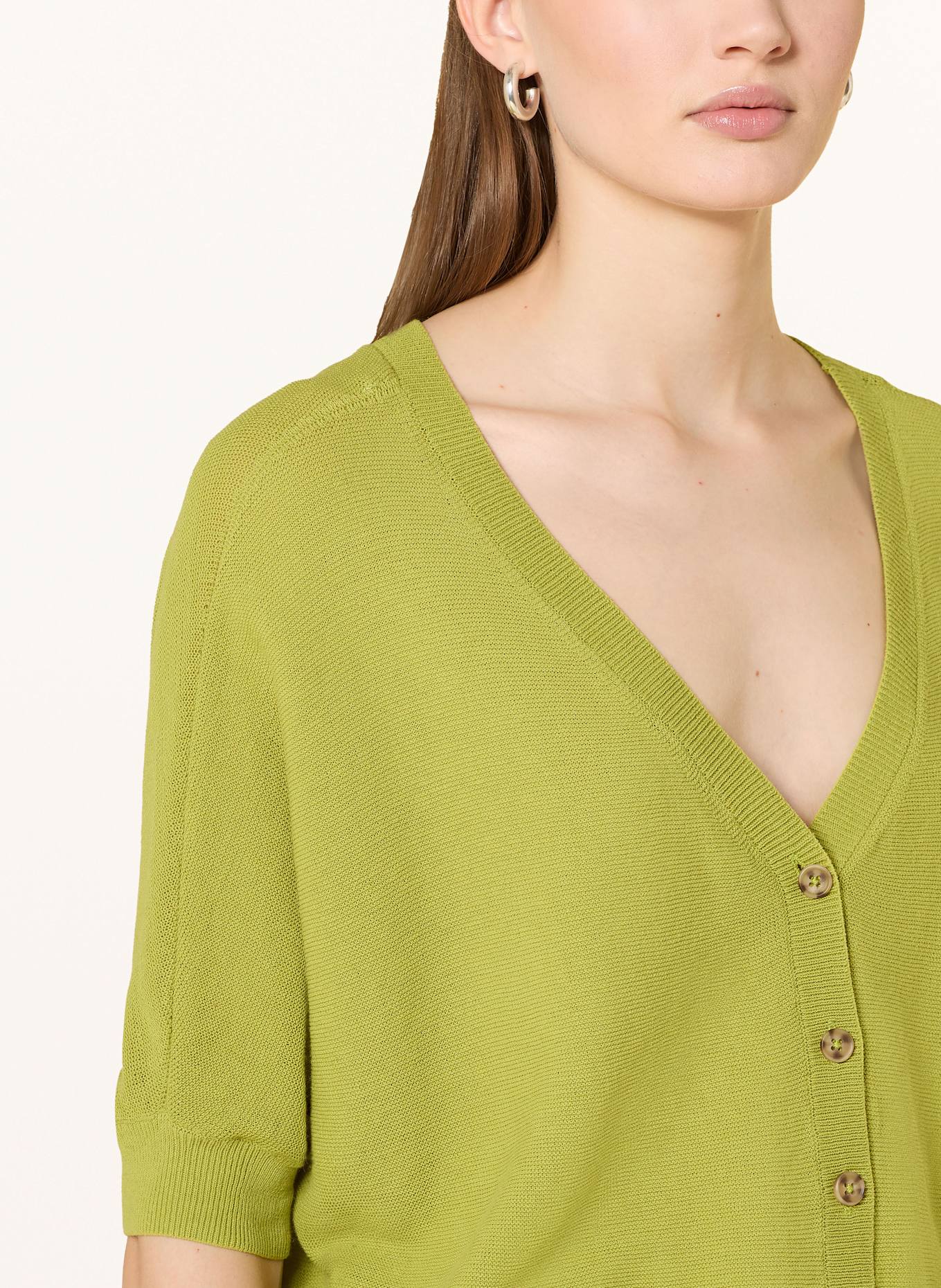 oui Strickjacke: HELLGRÜN