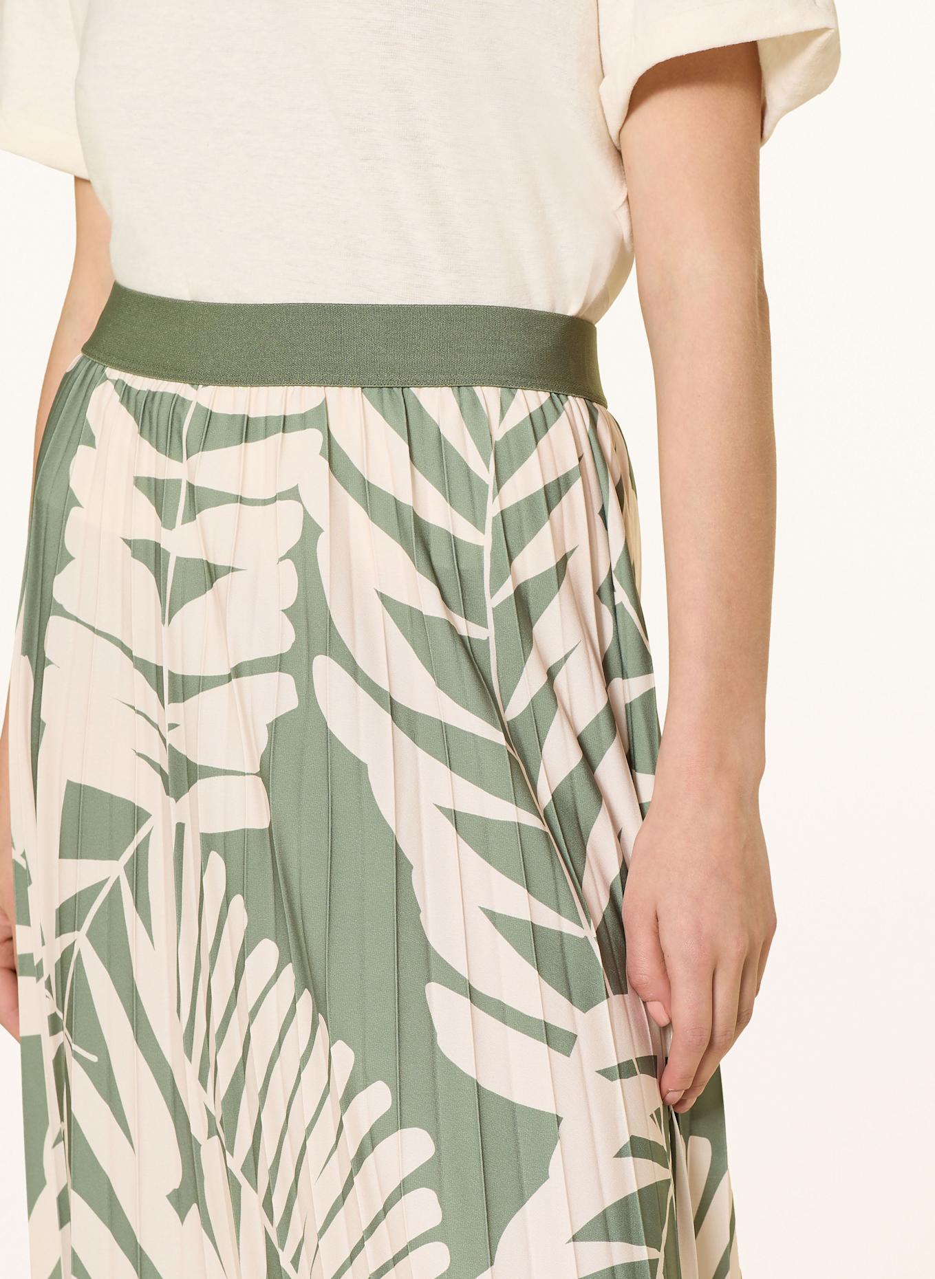 oui Plisseerock: ECRU / KHAKI