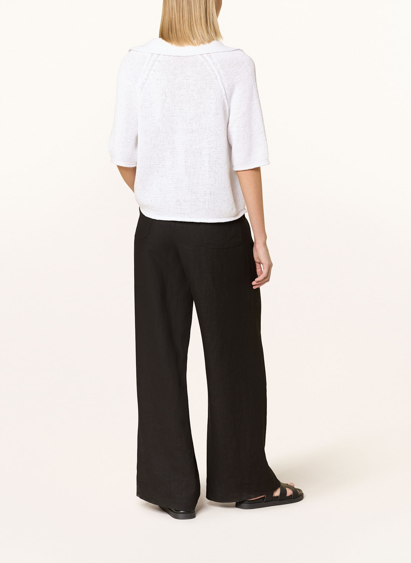 oui Strickshirt: WEISS