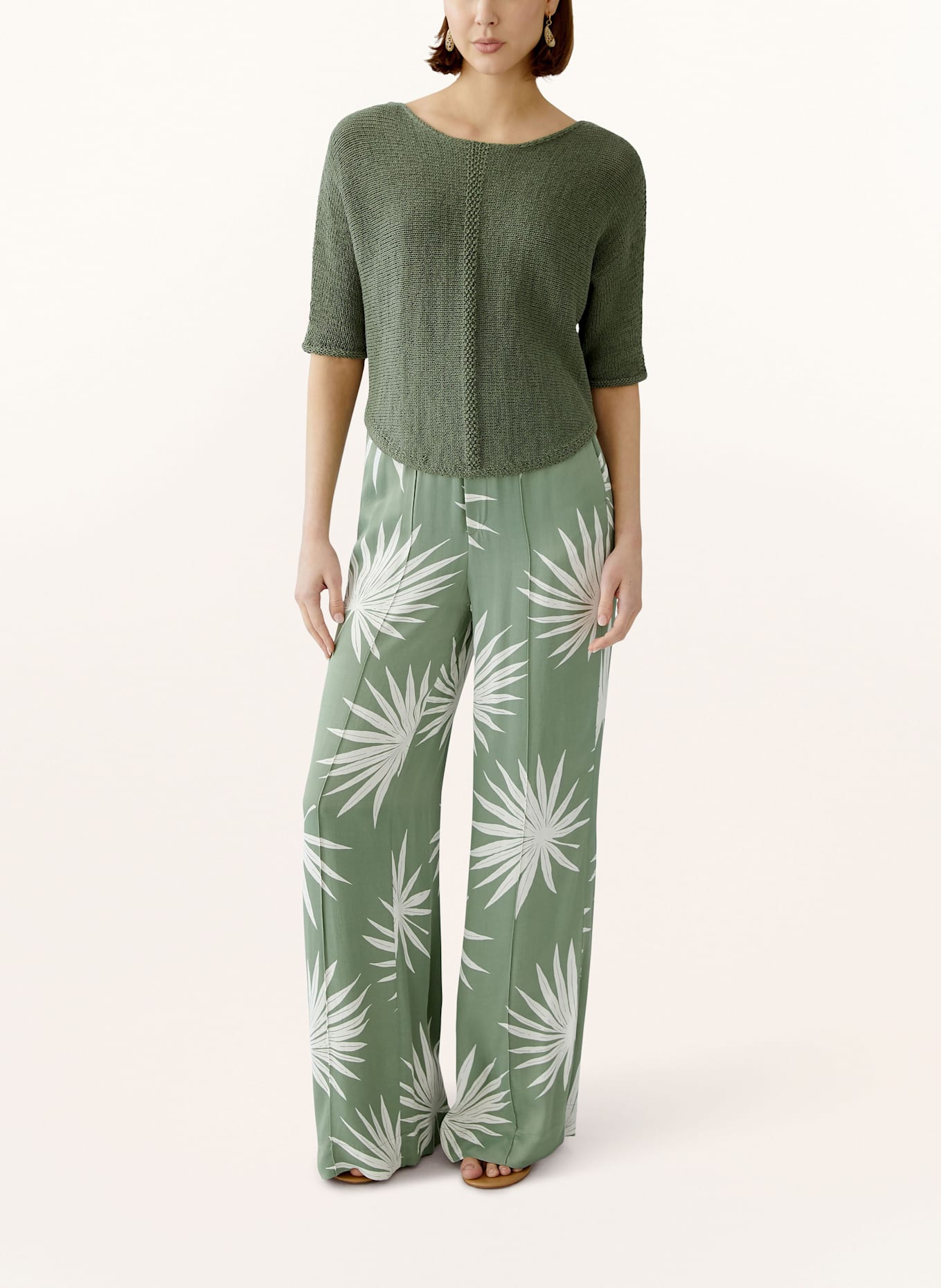 oui Strickshirt: GRÜN