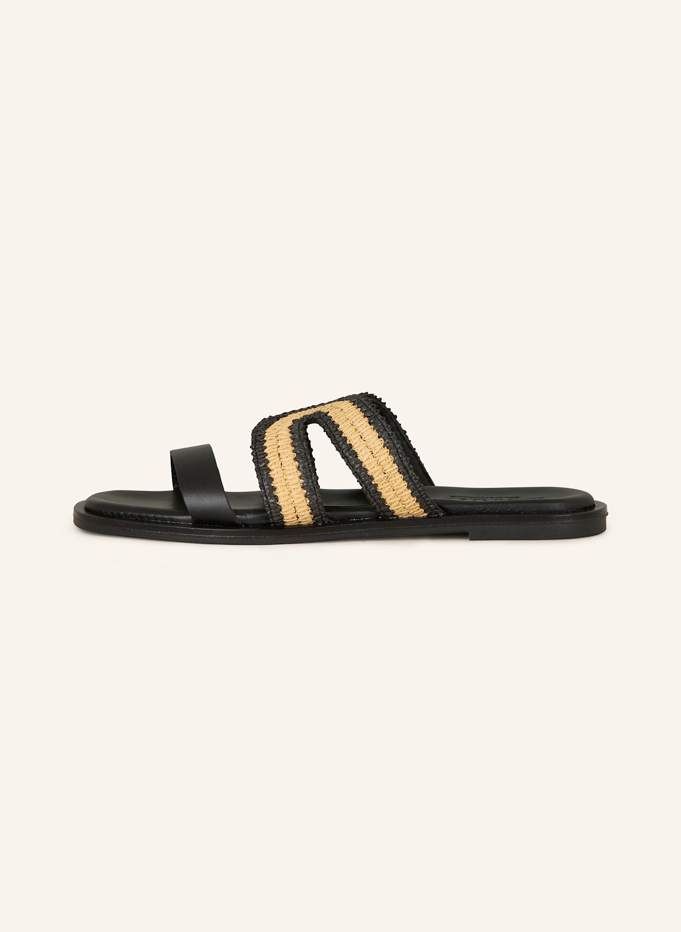 Marc O'Polo MARIT 6D slides: BLACK / CREAM
